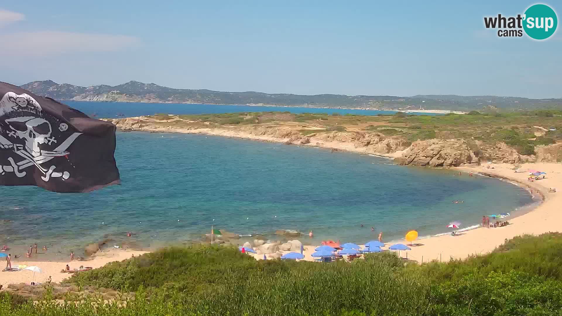 Web kamera uživo Cala Pischina plaža – Aglientu – Sardinija