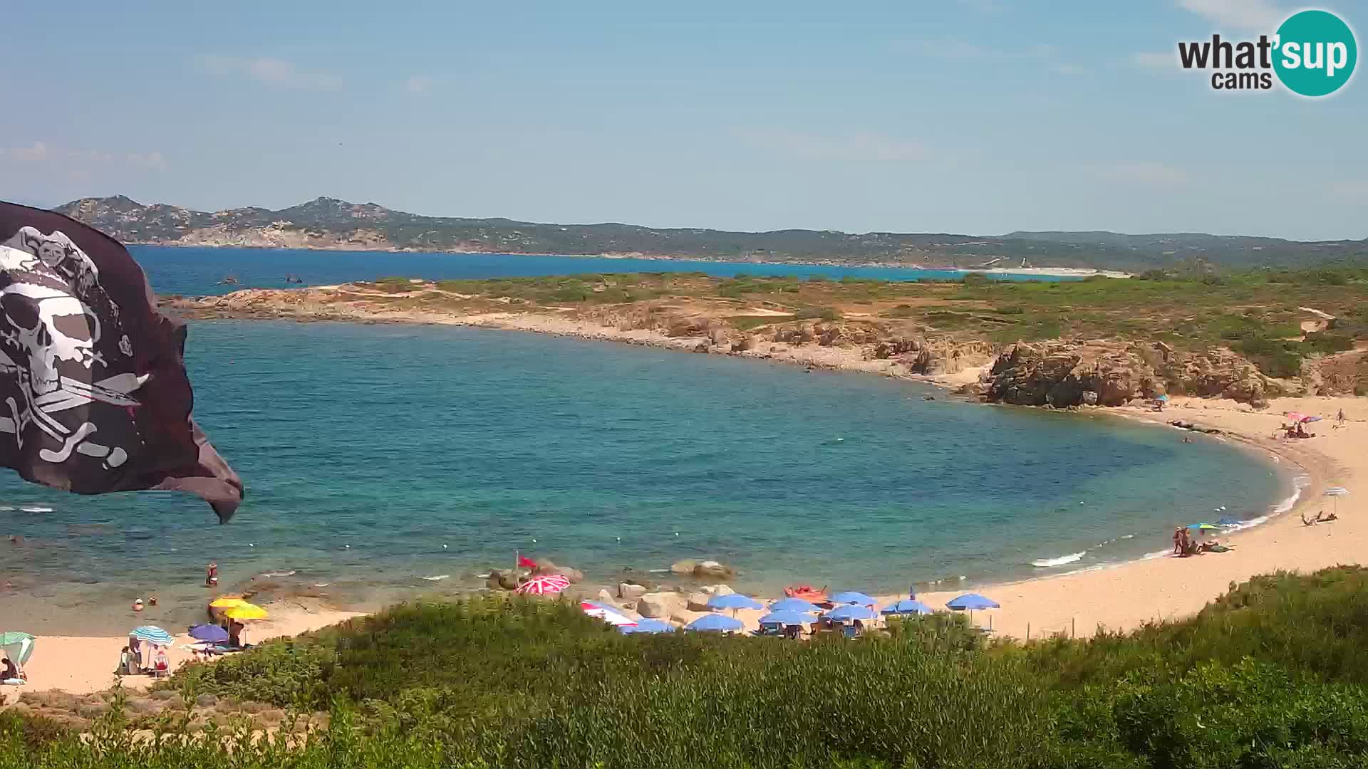 Live webcam Spiaggia di Cala Pischina – Aglientu – Sardegna