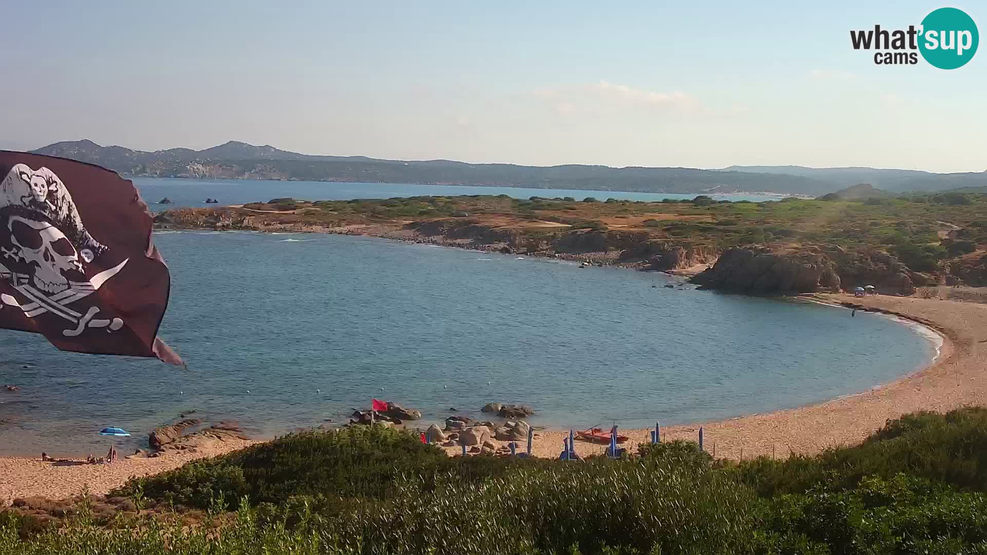 Live webcam Cala Pischina beach – Aglientu – Sardinia