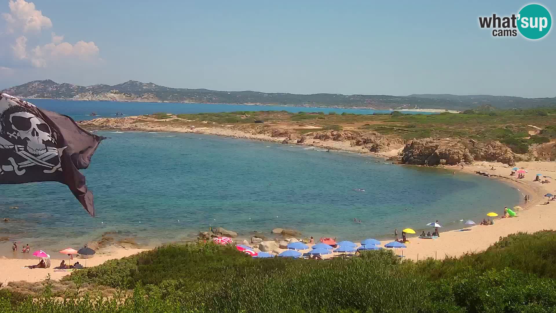Live webcam Spiaggia di Cala Pischina – Aglientu – Sardegna