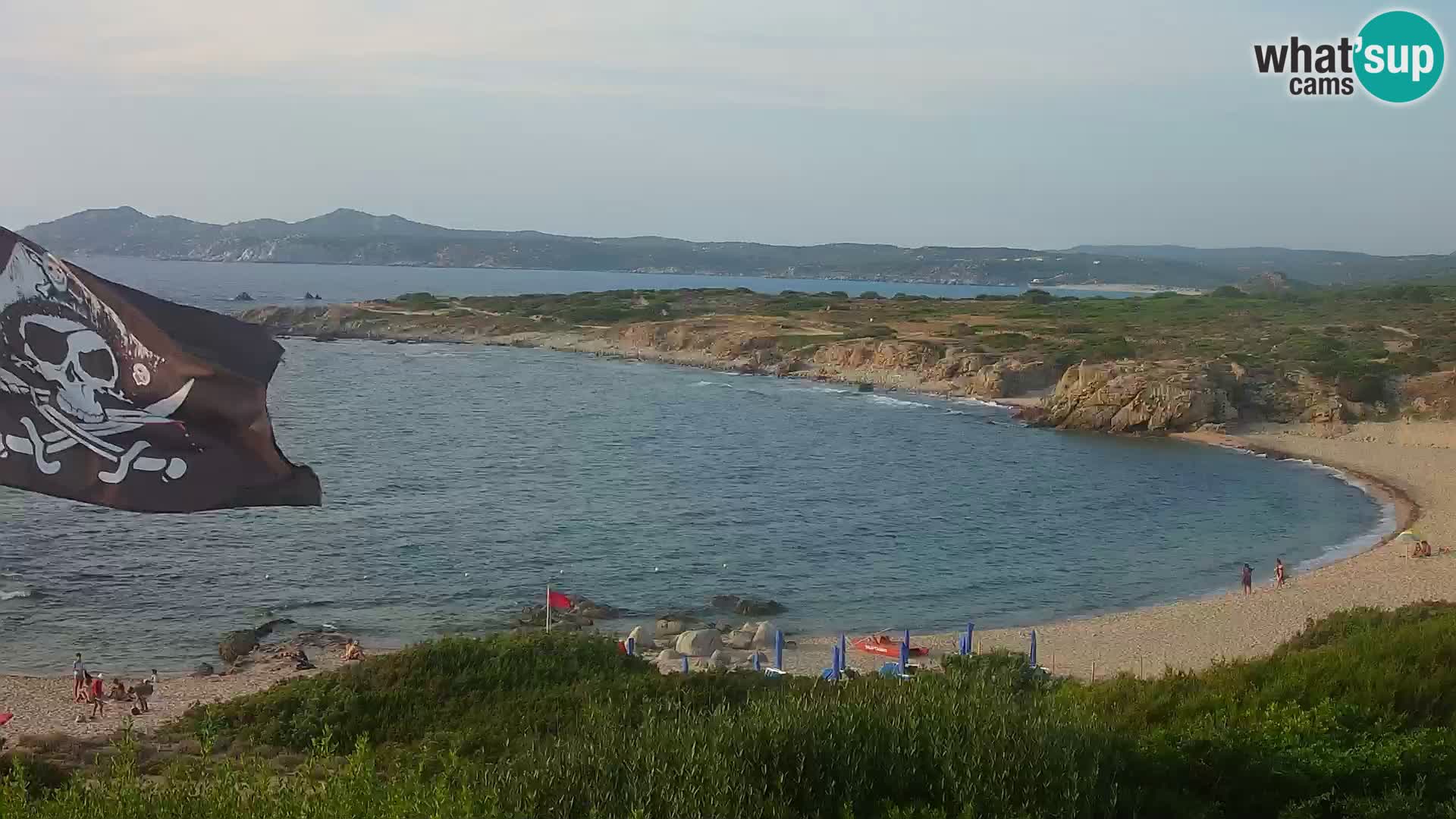Web kamera uživo Cala Pischina plaža – Aglientu – Sardinija