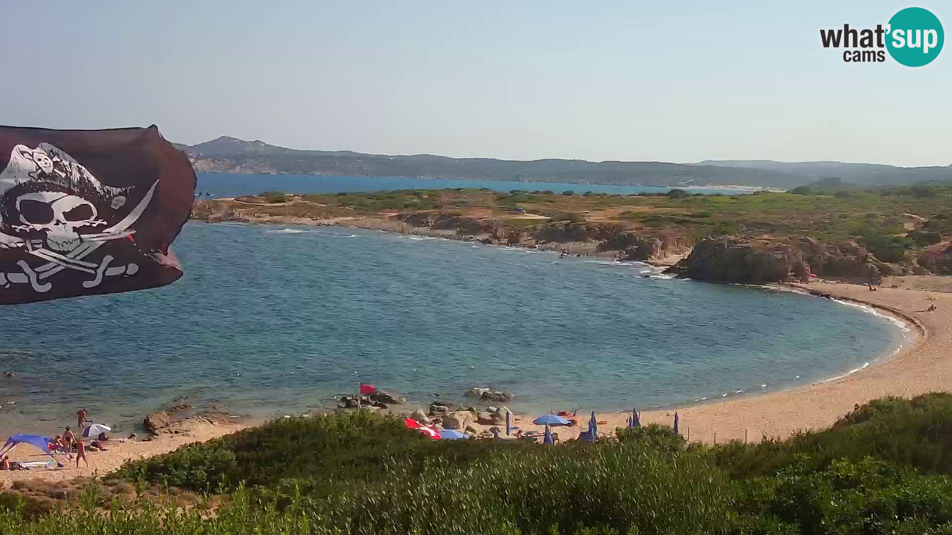 Live webcam Cala Pischina beach – Aglientu – Sardinia
