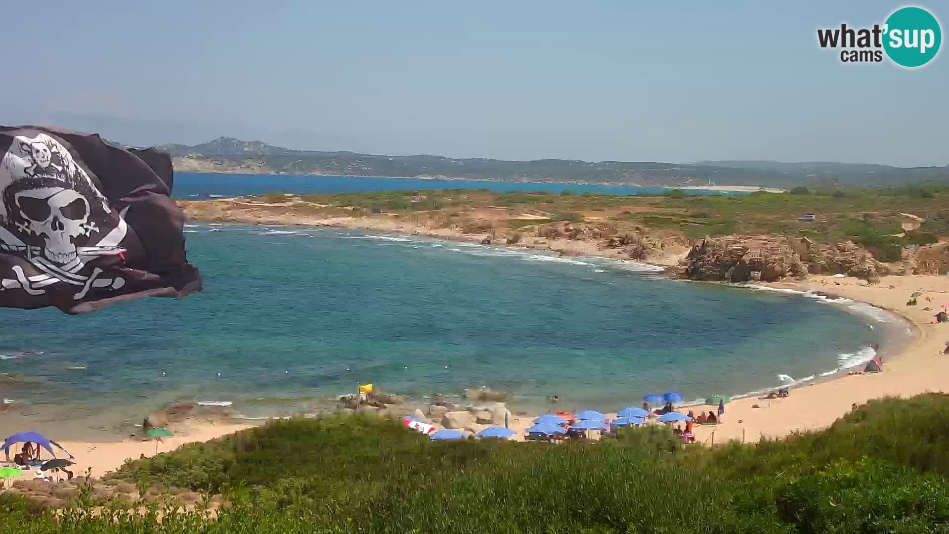 Live webcam Cala Pischina beach – Aglientu – Sardinia