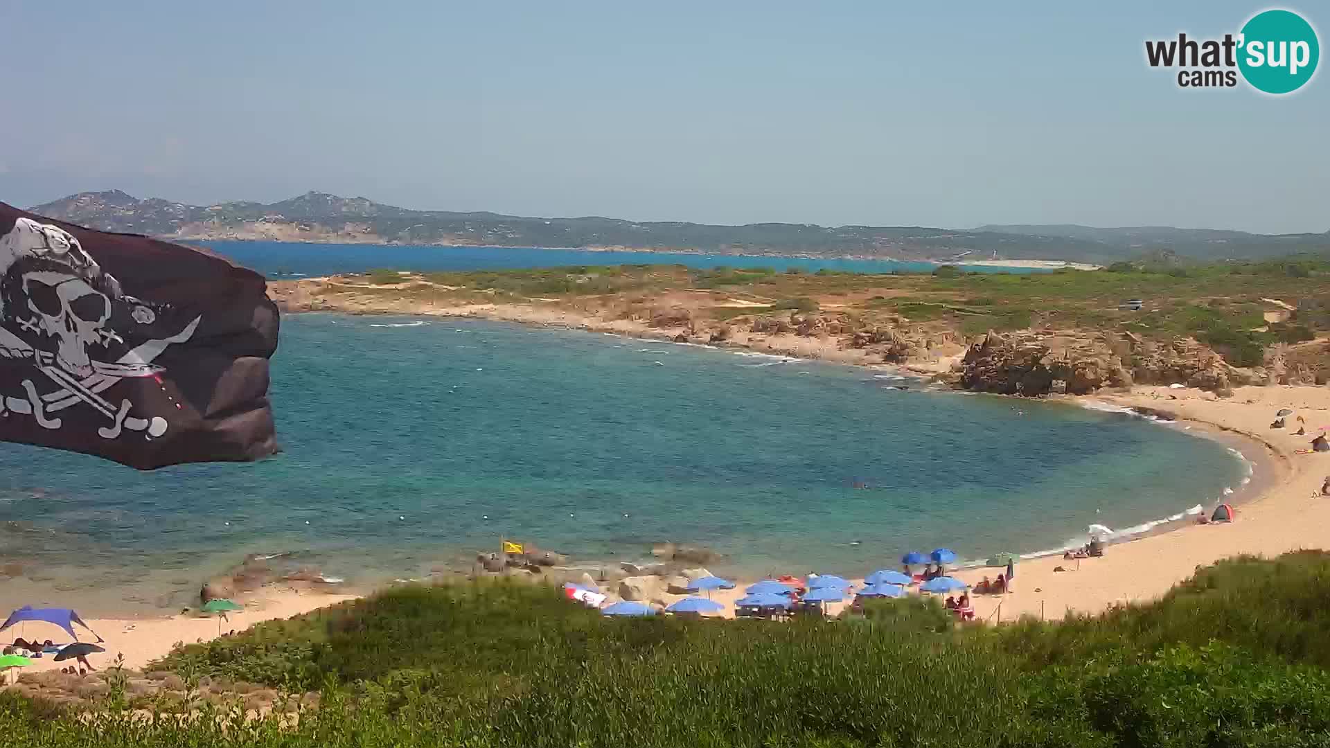 Cámara web en vivo Playa de Cala Pischina – Aglientu – Cerdeña