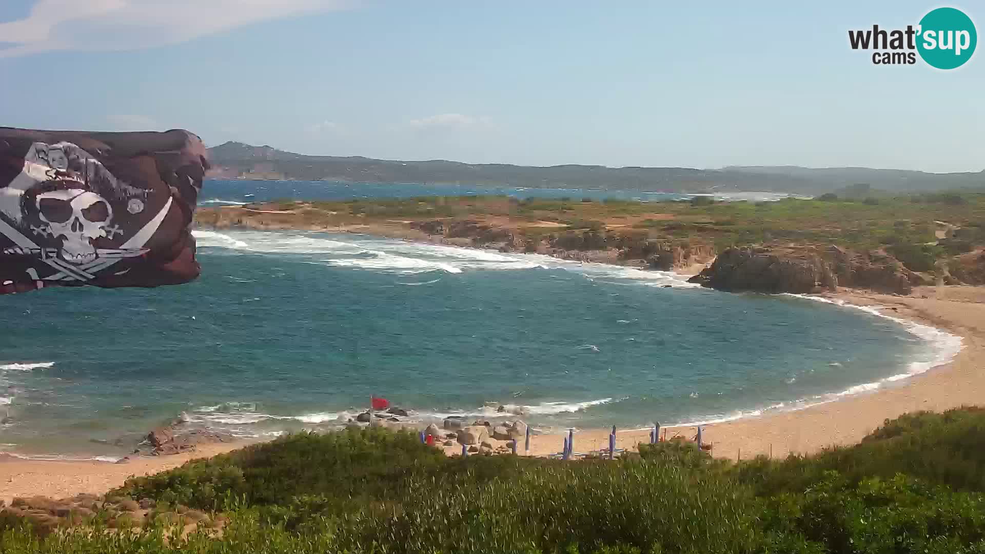 Web kamera uživo Cala Pischina plaža – Aglientu – Sardinija