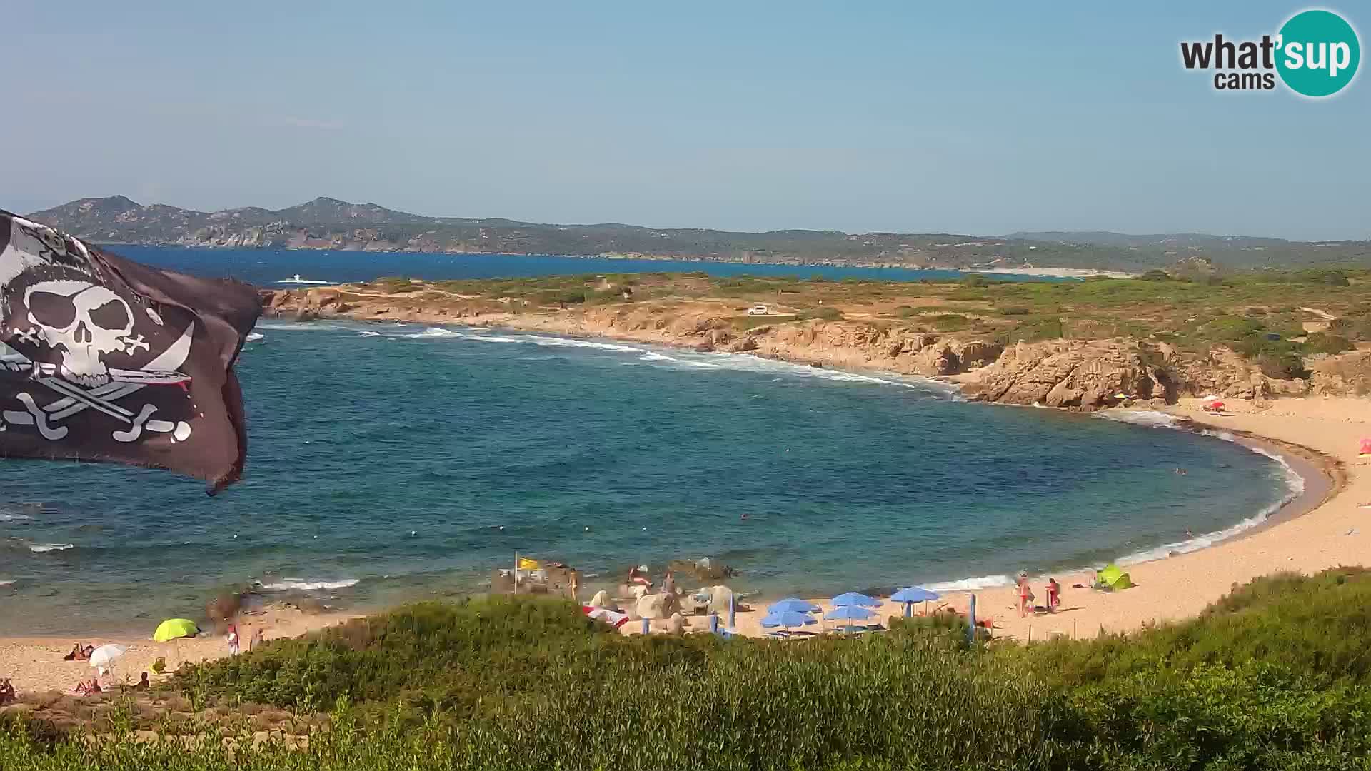Web kamera uživo Cala Pischina plaža – Aglientu – Sardinija