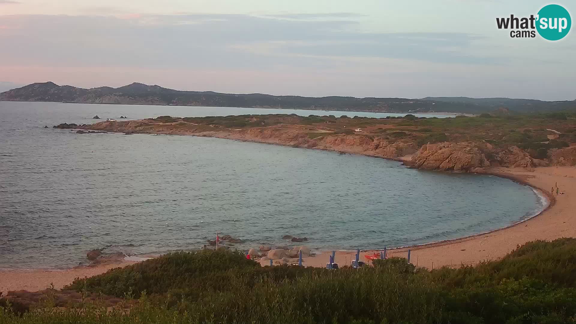 Cámara web en vivo Playa de Cala Pischina – Aglientu – Cerdeña