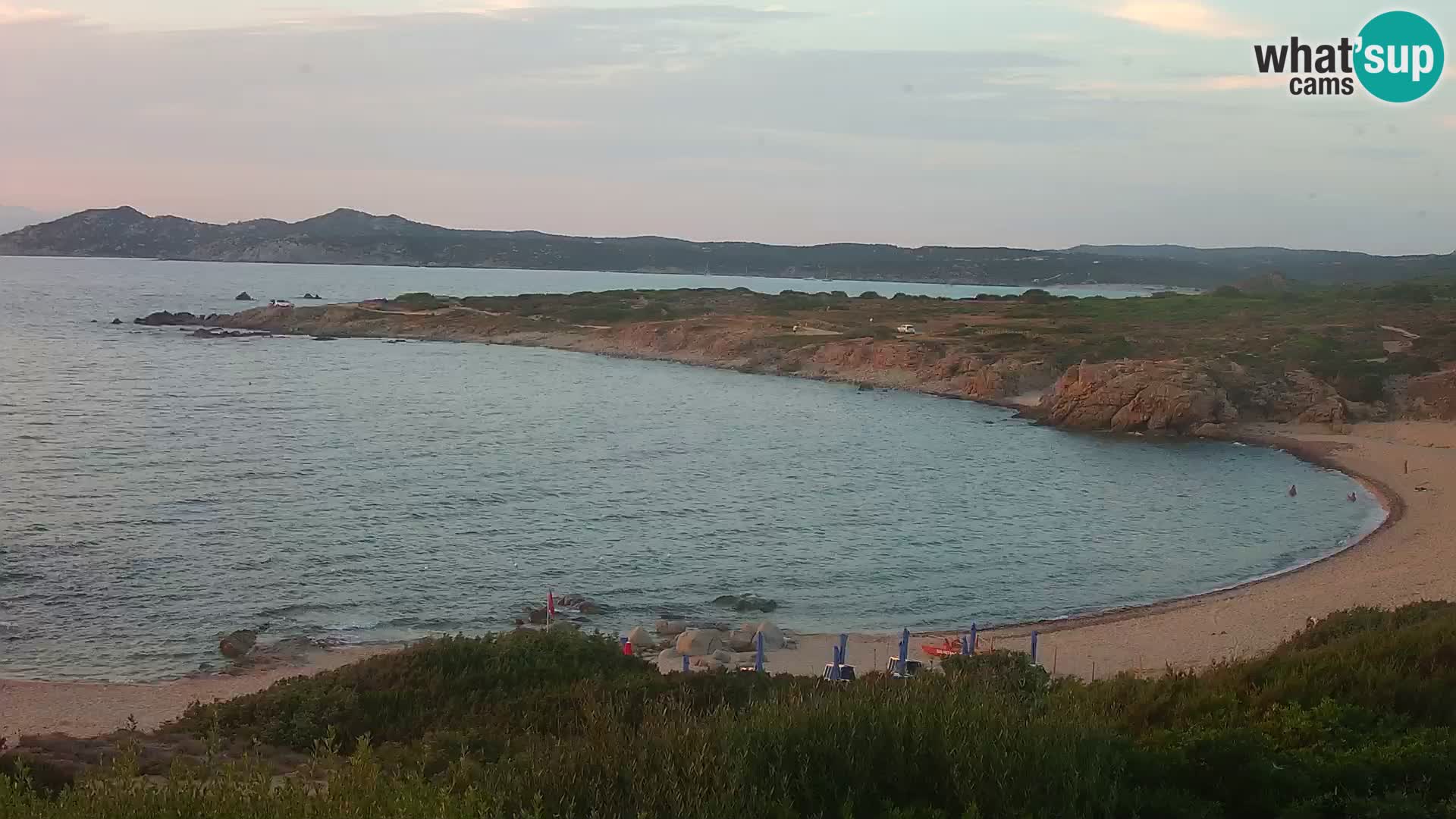 Cámara web en vivo Playa de Cala Pischina – Aglientu – Cerdeña