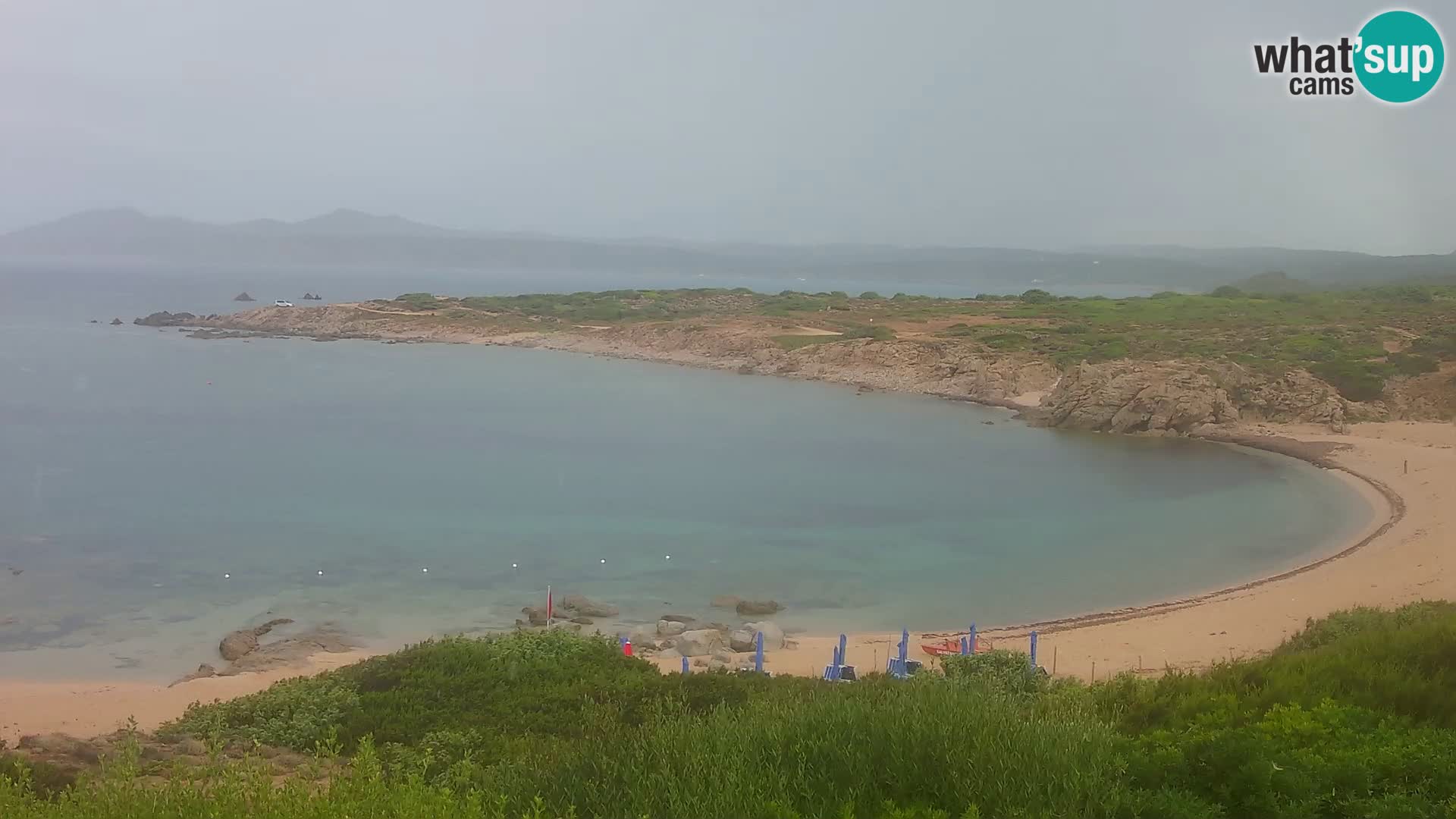 Webcam en direct Plage de Cala Pischina – Aglientu – Sardaigne