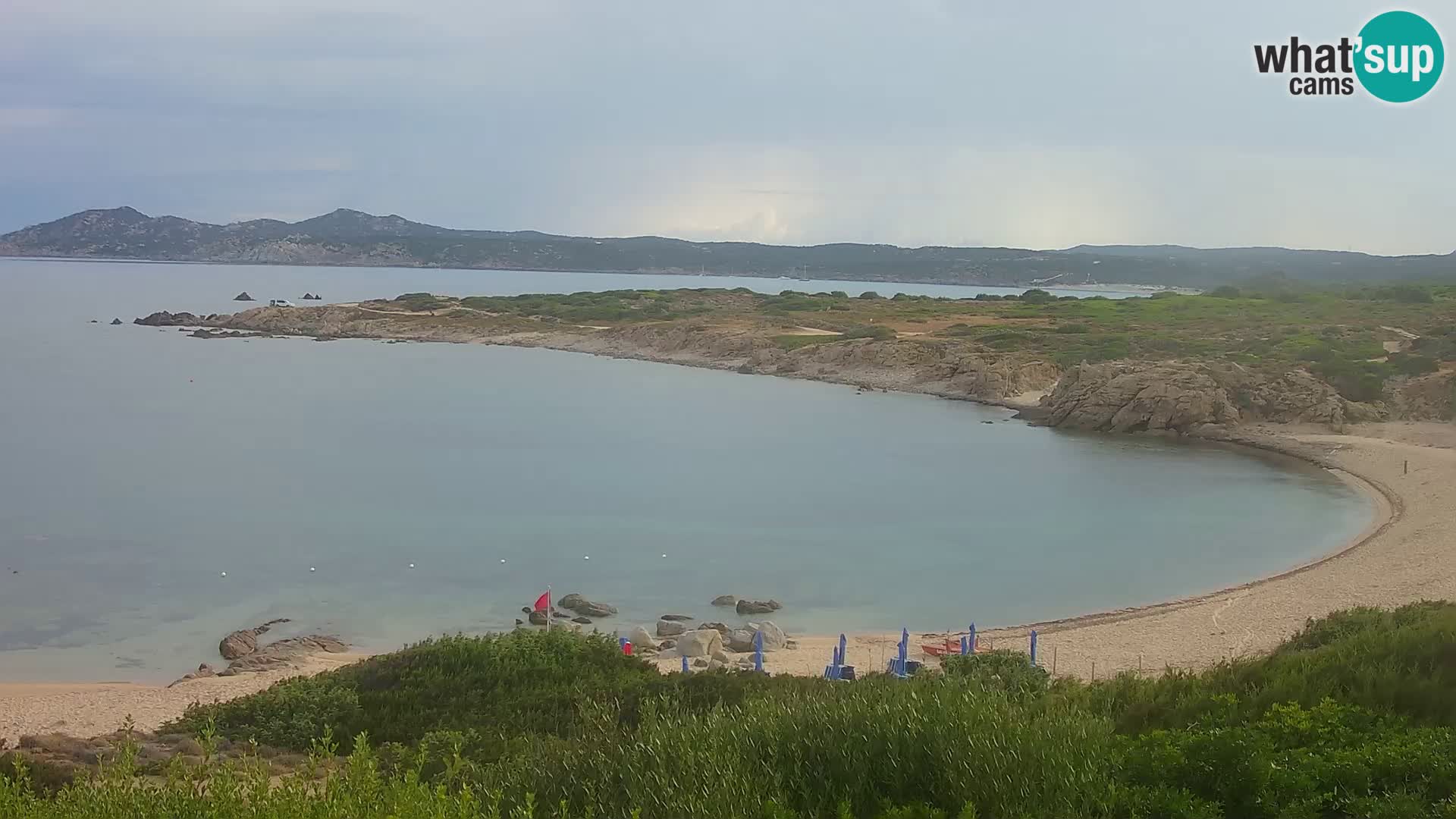 Webcam en direct Plage de Cala Pischina – Aglientu – Sardaigne