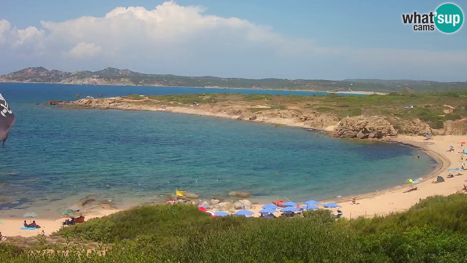 Web kamera uživo Cala Pischina plaža – Aglientu – Sardinija