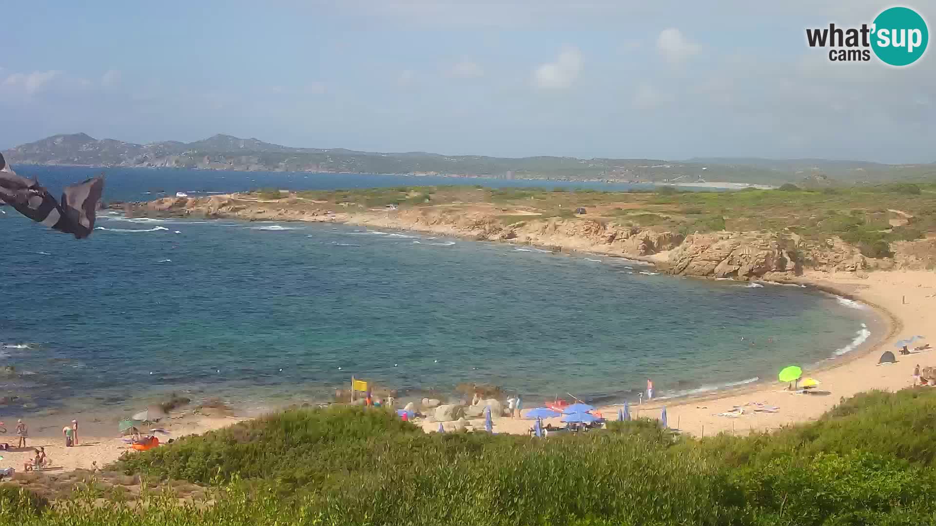 Web kamera uživo Cala Pischina plaža – Aglientu – Sardinija