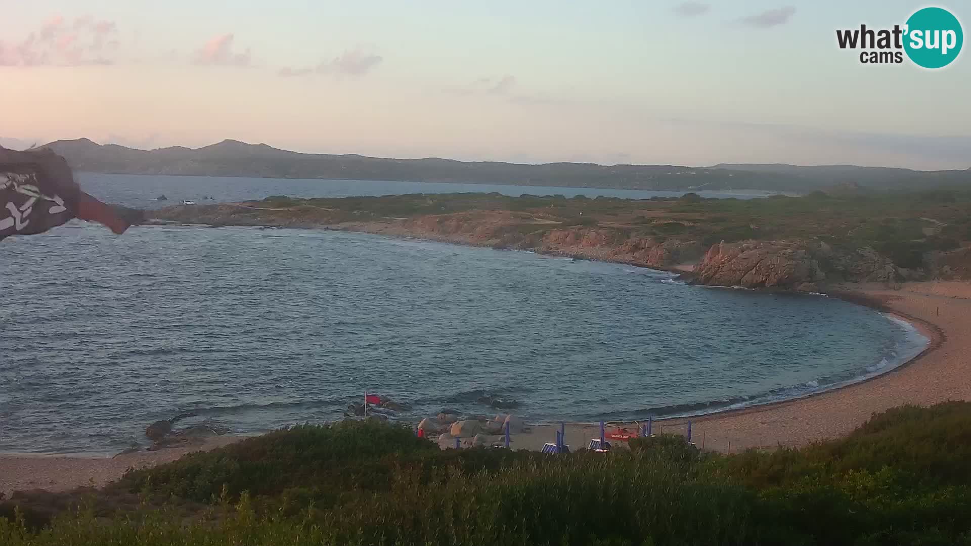Live webcam Cala Pischina beach – Aglientu – Sardinia