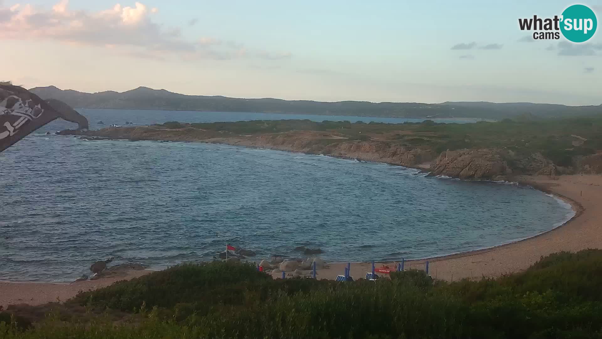 Live webcam Spiaggia di Cala Pischina – Aglientu – Sardegna