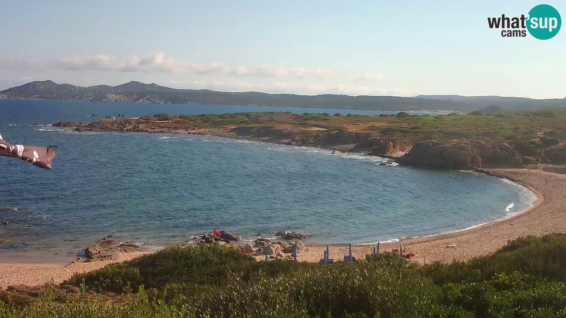 Live webcam Spiaggia di Cala Pischina – Aglientu – Sardegna