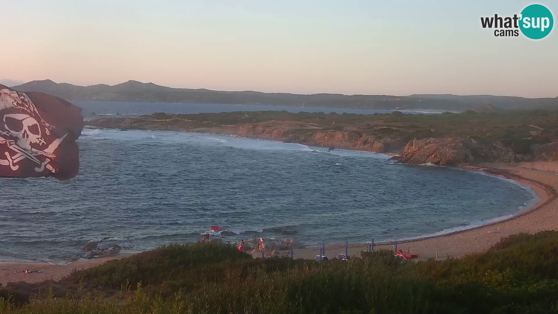 Cámara web en vivo Playa de Cala Pischina – Aglientu – Cerdeña