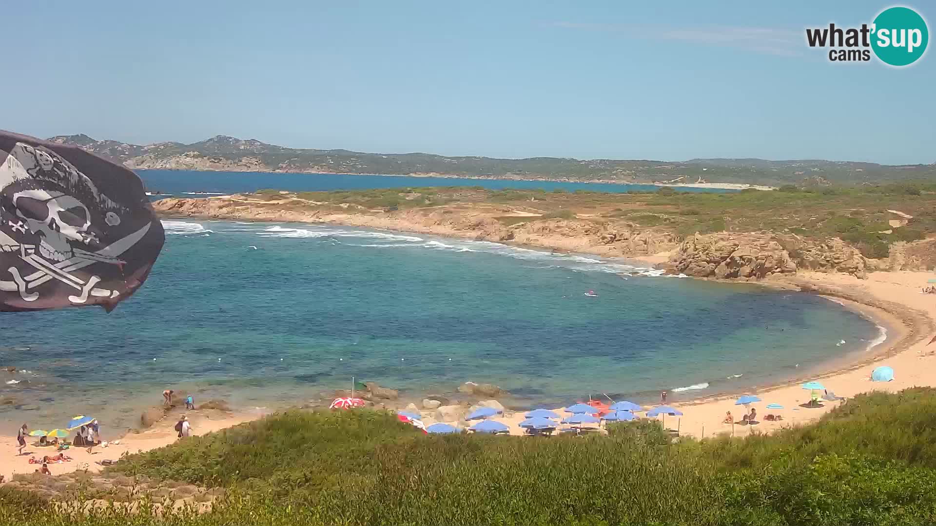 Live webcam Cala Pischina beach – Aglientu – Sardinia