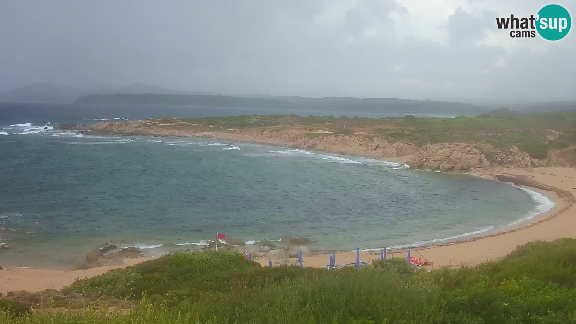 Live webcam Cala Pischina beach – Aglientu – Sardinia