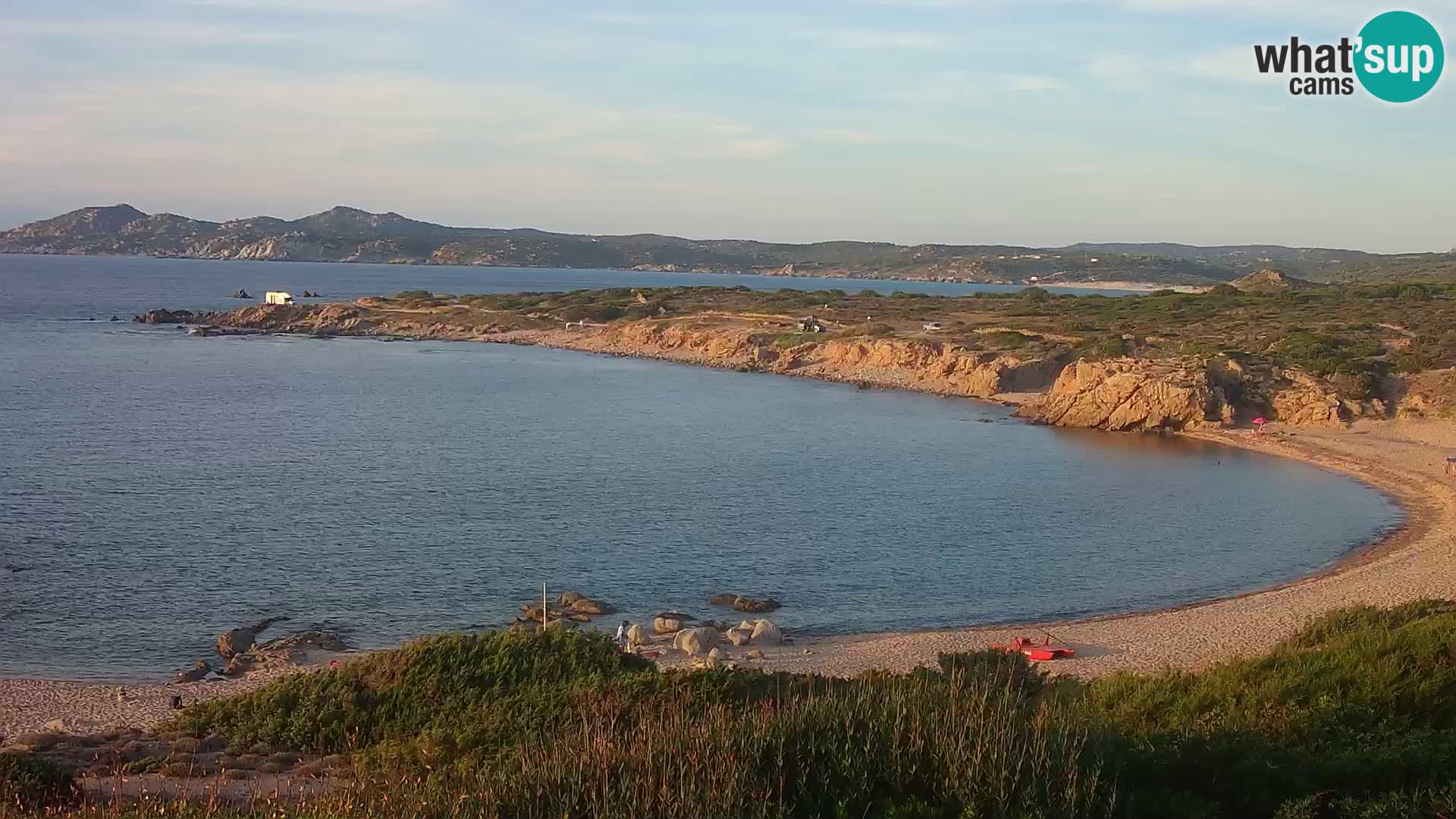 Live webcam Cala Pischina beach – Aglientu – Sardinia