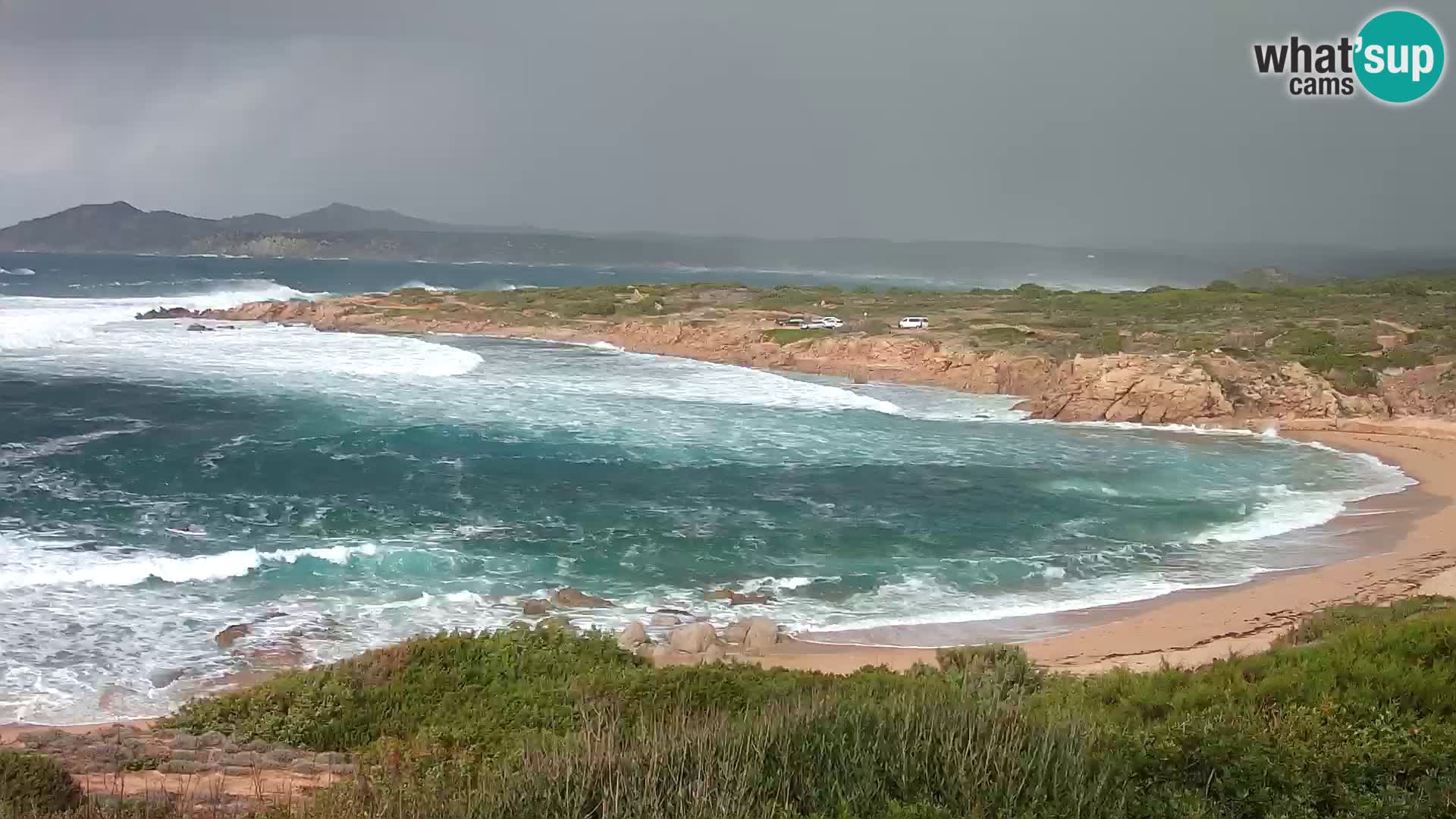 Web kamera uživo Cala Pischina plaža – Aglientu – Sardinija