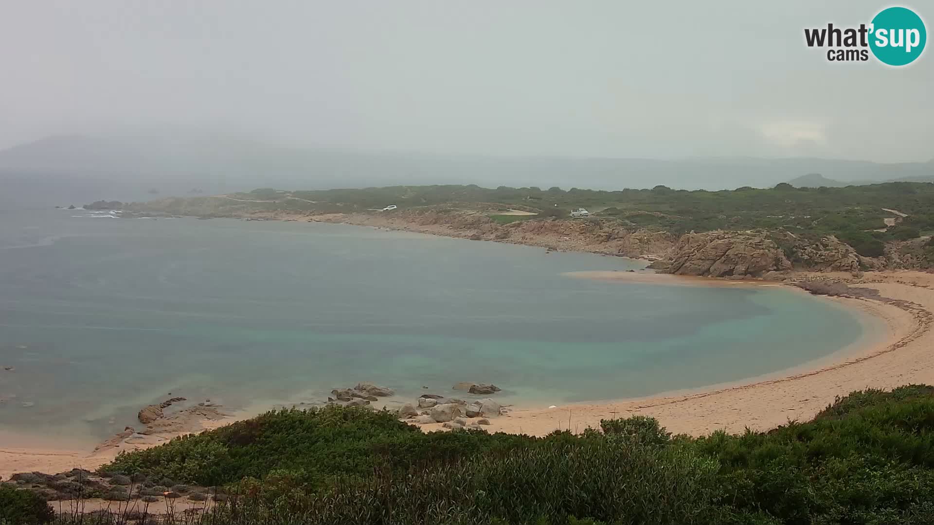 Web kamera uživo Cala Pischina plaža – Aglientu – Sardinija