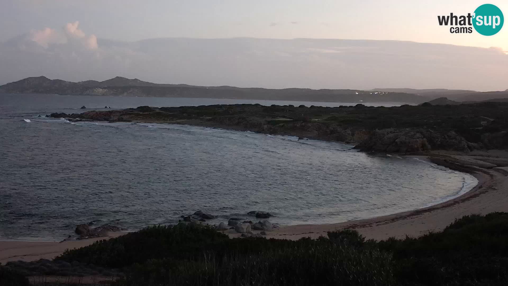 Cámara web en vivo Playa de Cala Pischina – Aglientu – Cerdeña