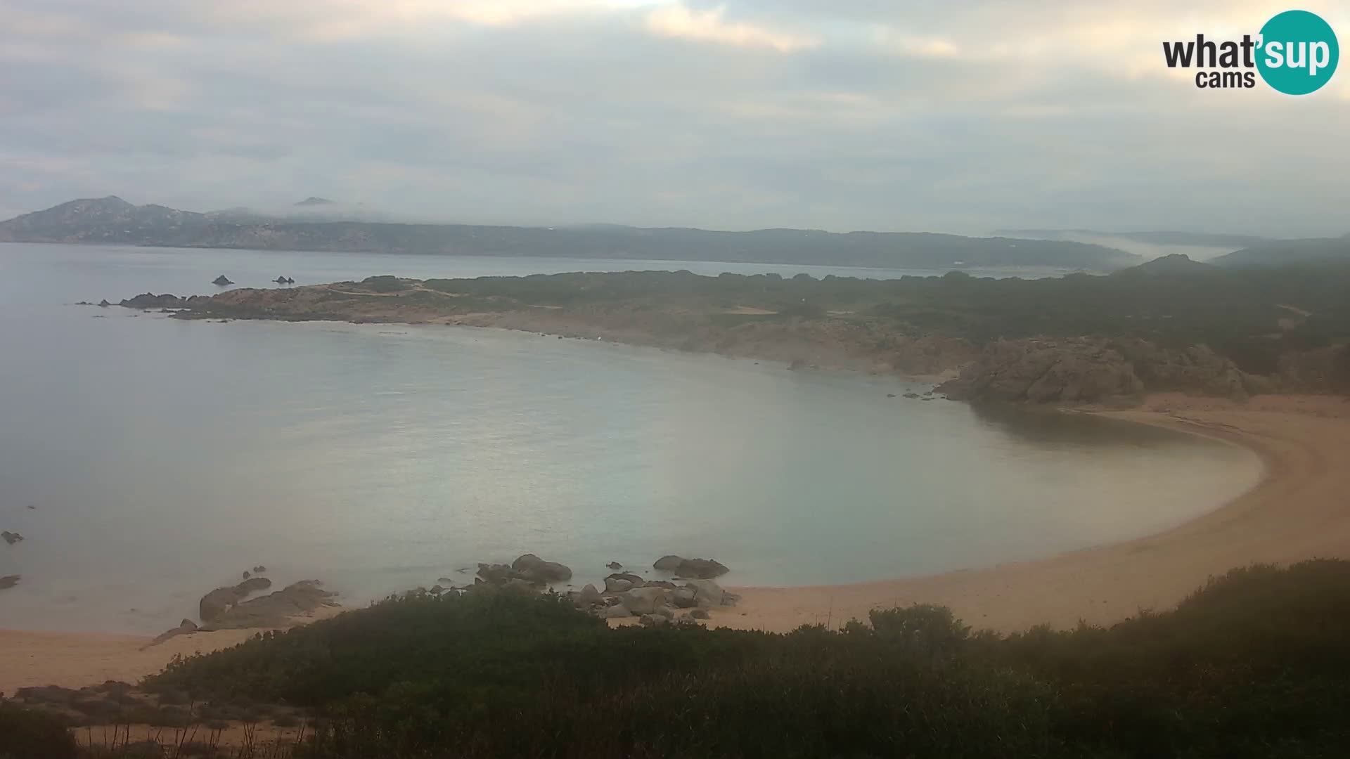 Live webcam Cala Pischina beach – Aglientu – Sardinia