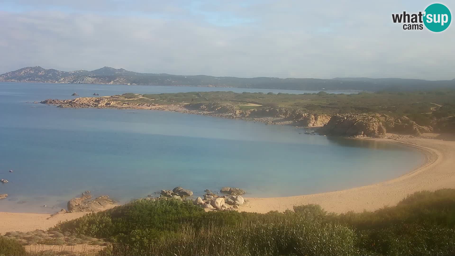 Live webcam Spiaggia di Cala Pischina – Aglientu – Sardegna