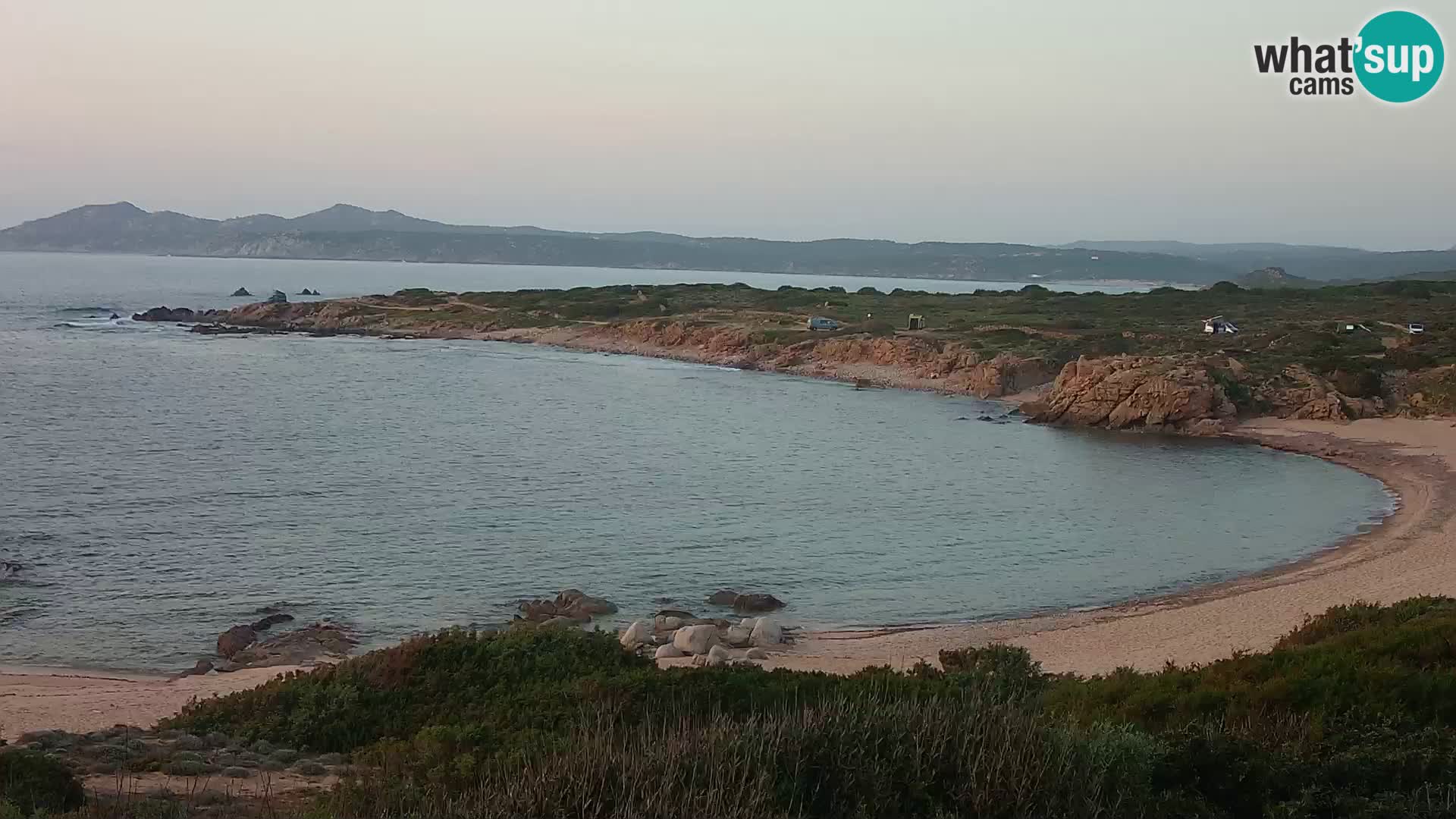 Live webcam Cala Pischina beach – Aglientu – Sardinia