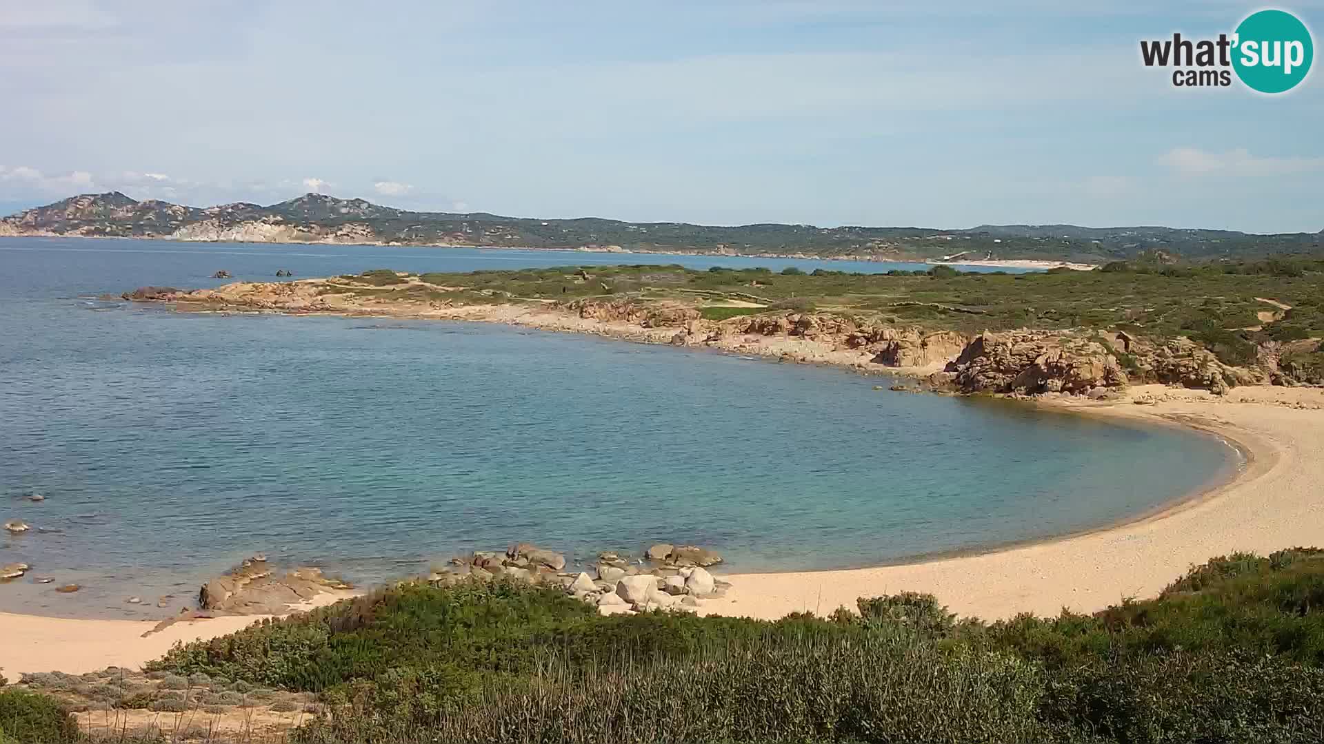 Web kamera uživo Cala Pischina plaža – Aglientu – Sardinija