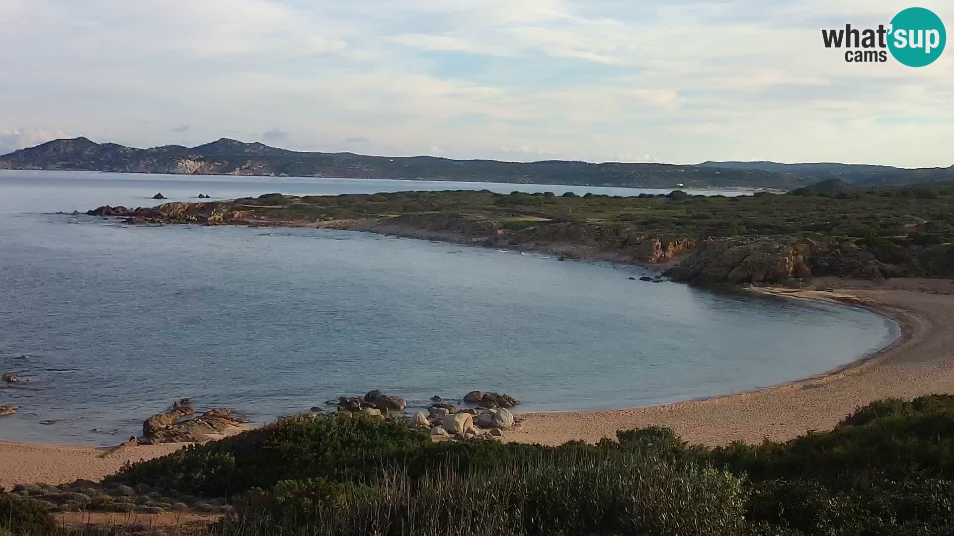 Live webcam Spiaggia di Cala Pischina – Aglientu – Sardegna