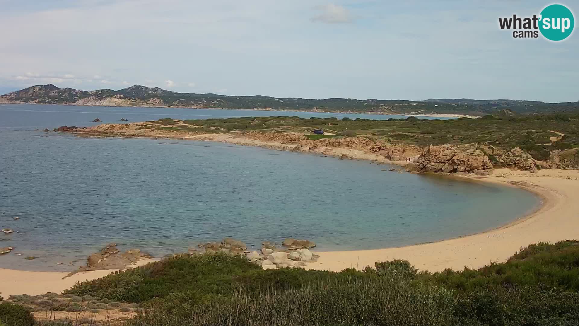 Web kamera uživo Cala Pischina plaža – Aglientu – Sardinija