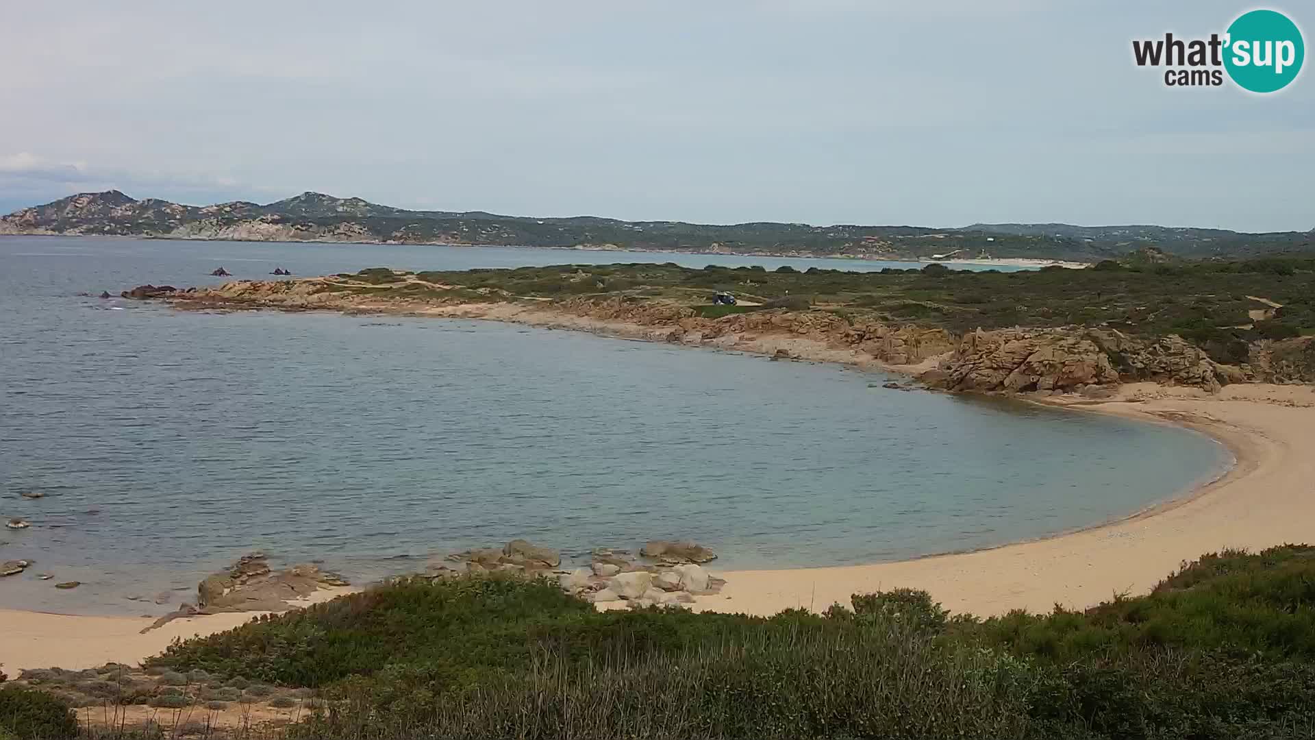 Live webcam Spiaggia di Cala Pischina – Aglientu – Sardegna
