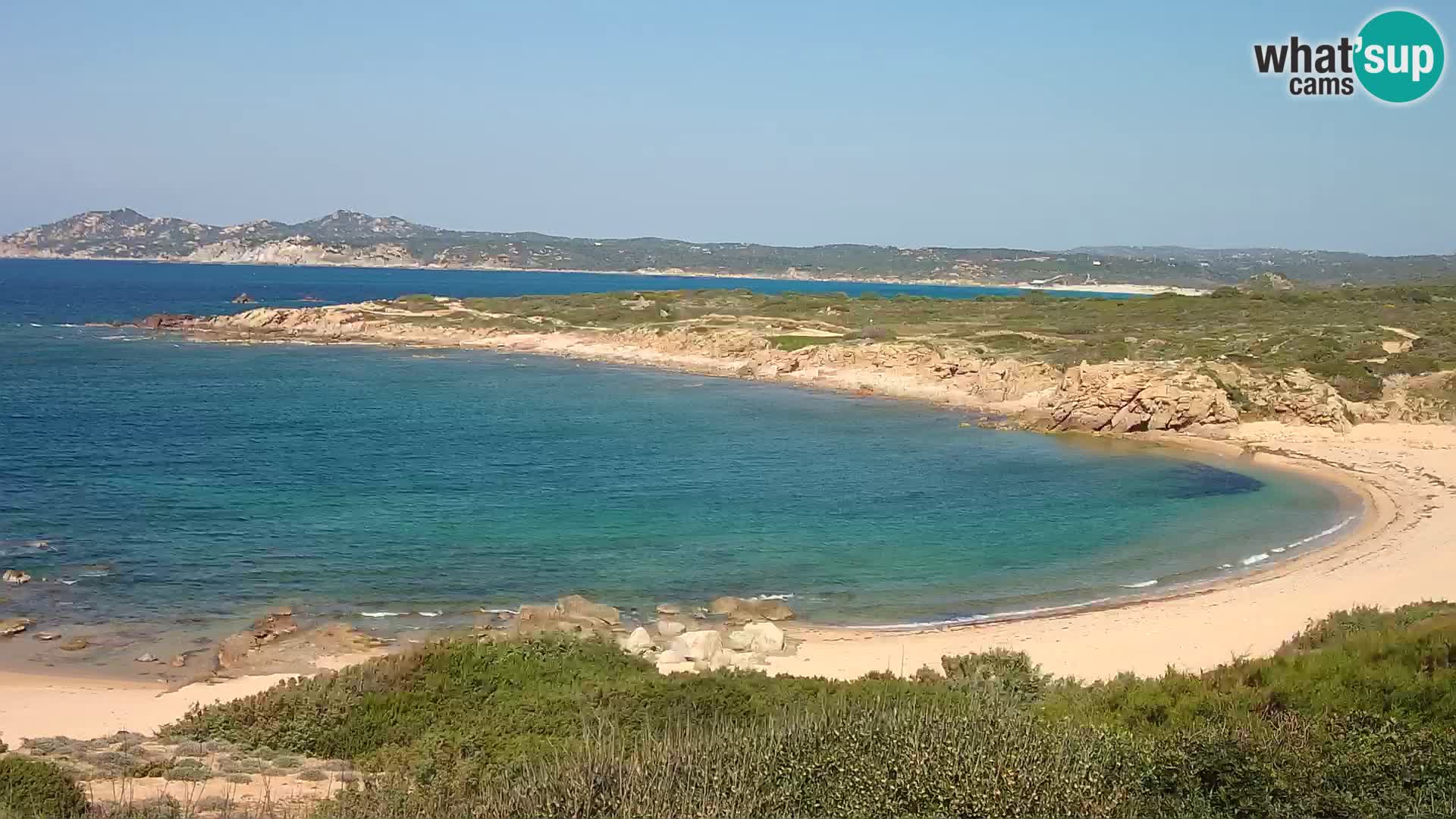 Web kamera uživo Cala Pischina plaža – Aglientu – Sardinija