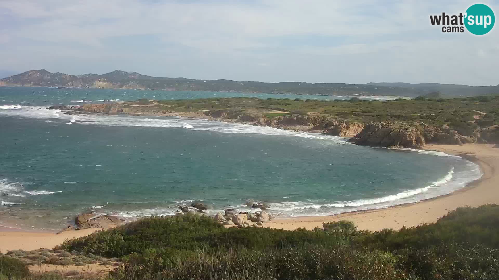 Webcam en direct Plage de Cala Pischina – Aglientu – Sardaigne