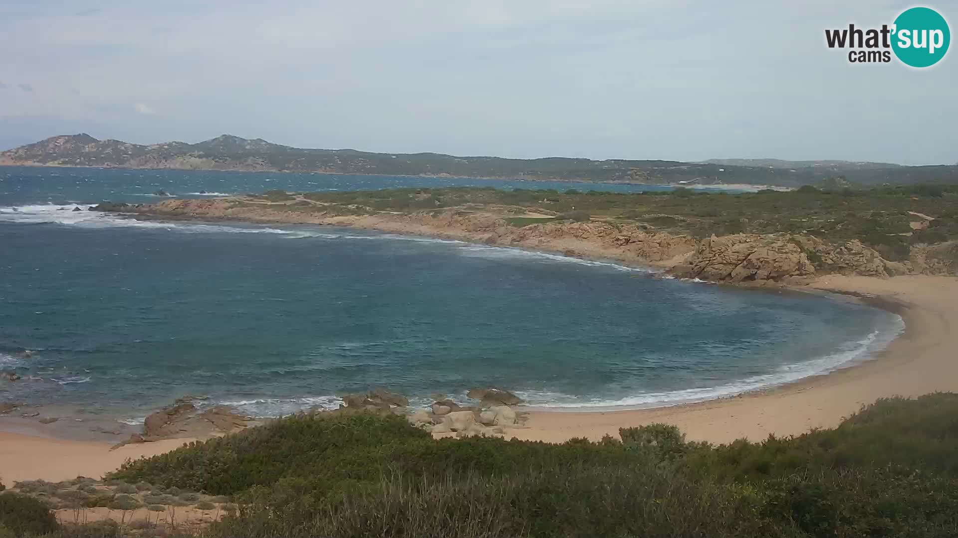 Web kamera uživo Cala Pischina plaža – Aglientu – Sardinija