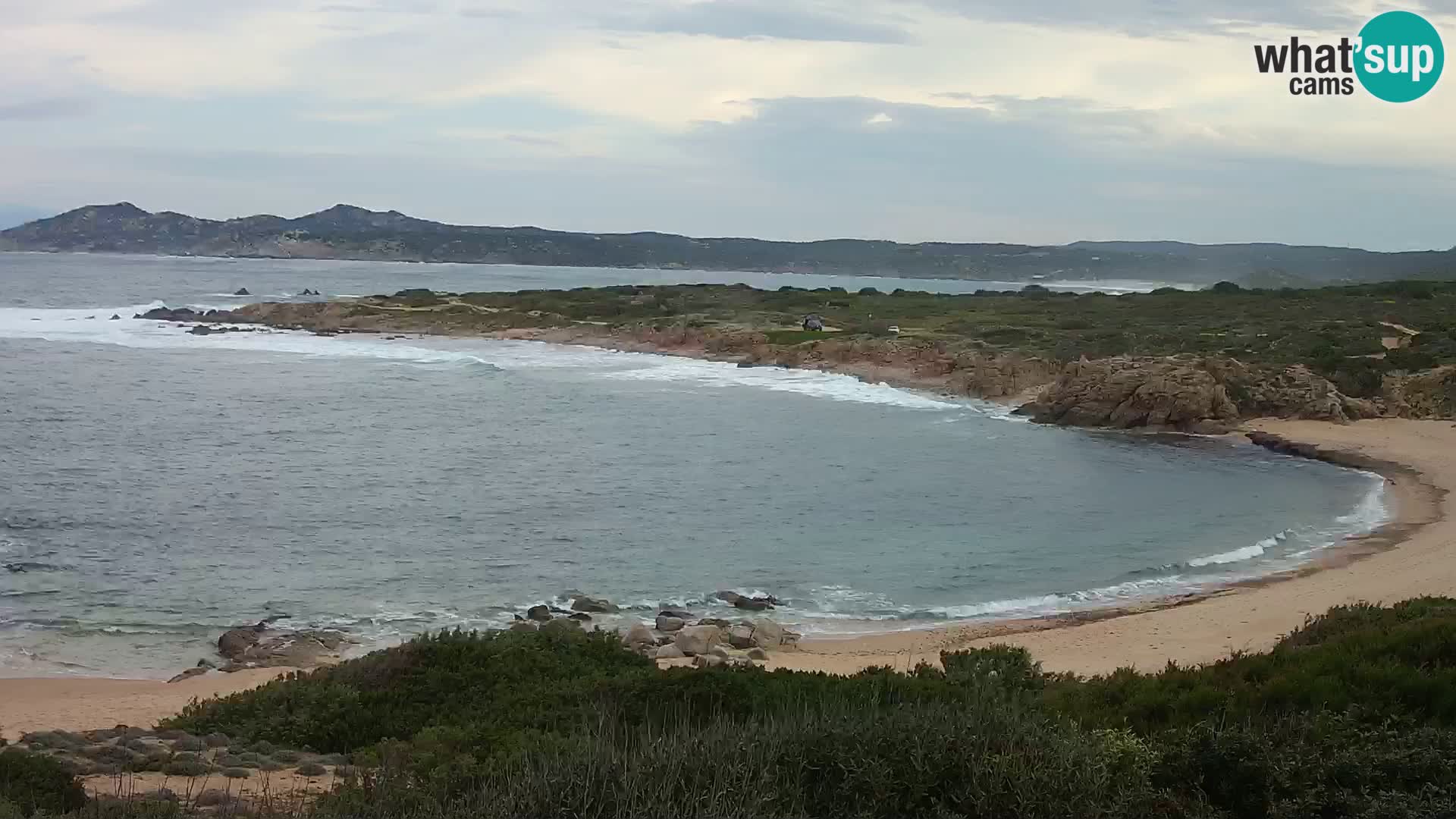 Live webcam Cala Pischina beach – Aglientu – Sardinia