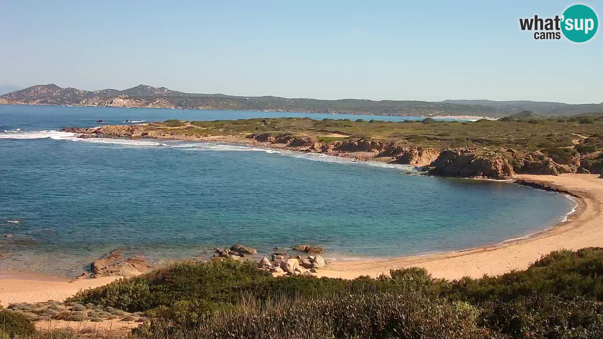 Live webcam Spiaggia di Cala Pischina – Aglientu – Sardegna