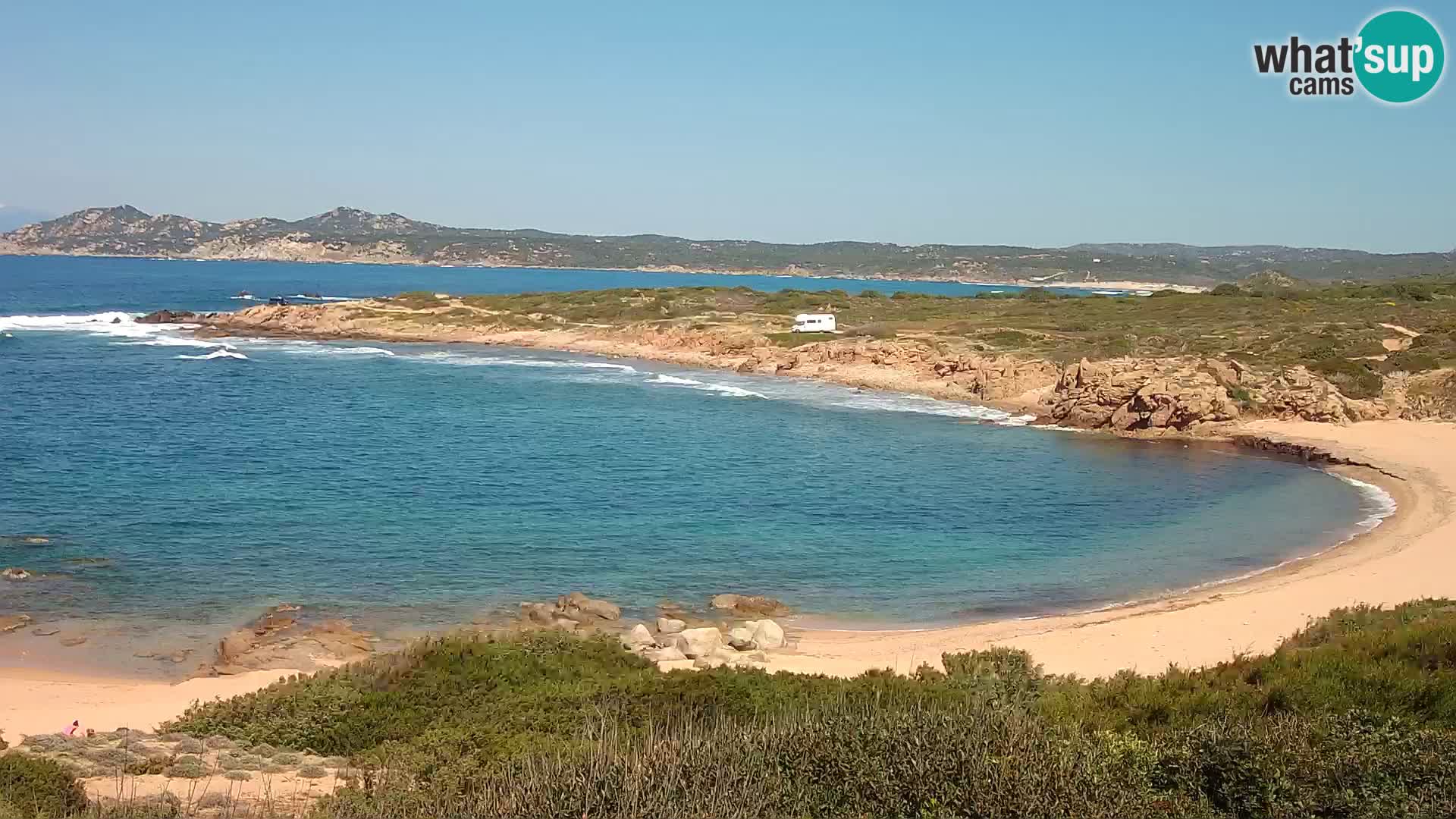 Live webcam Spiaggia di Cala Pischina – Aglientu – Sardegna