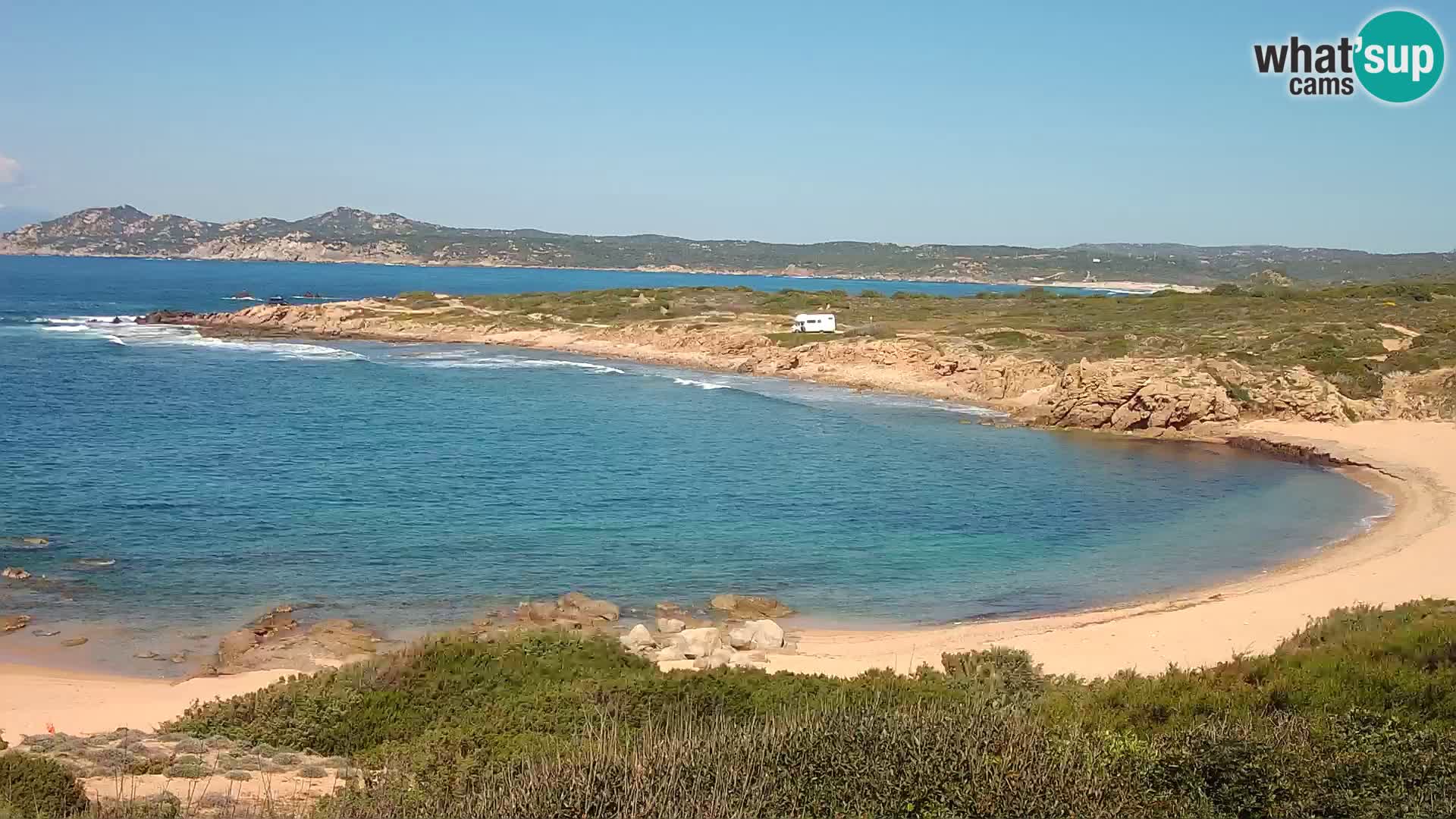 Live Webcam Strand Cala Pischina – Aglientu – Sardinien