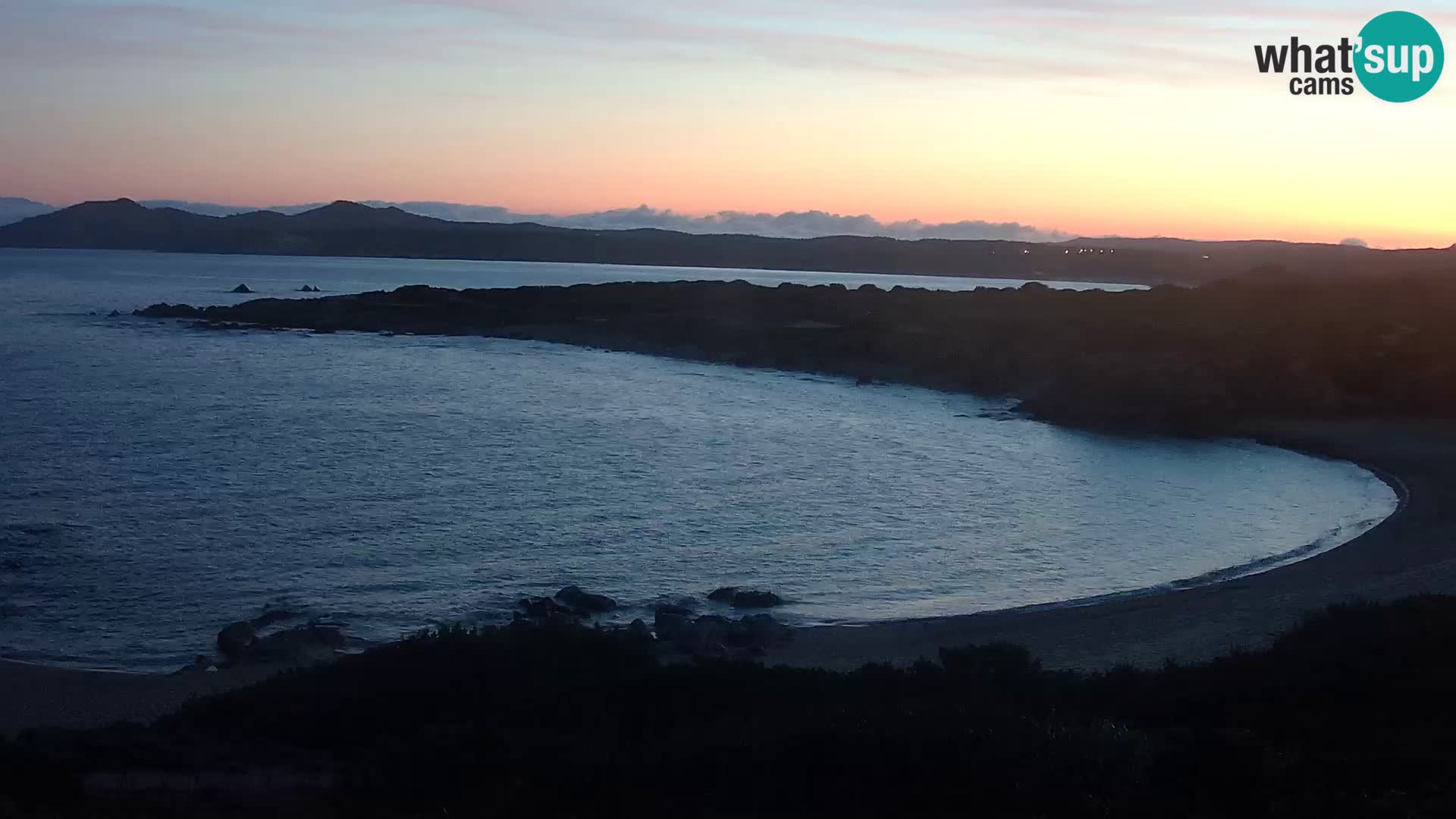 Cámara web en vivo Playa de Cala Pischina – Aglientu – Cerdeña