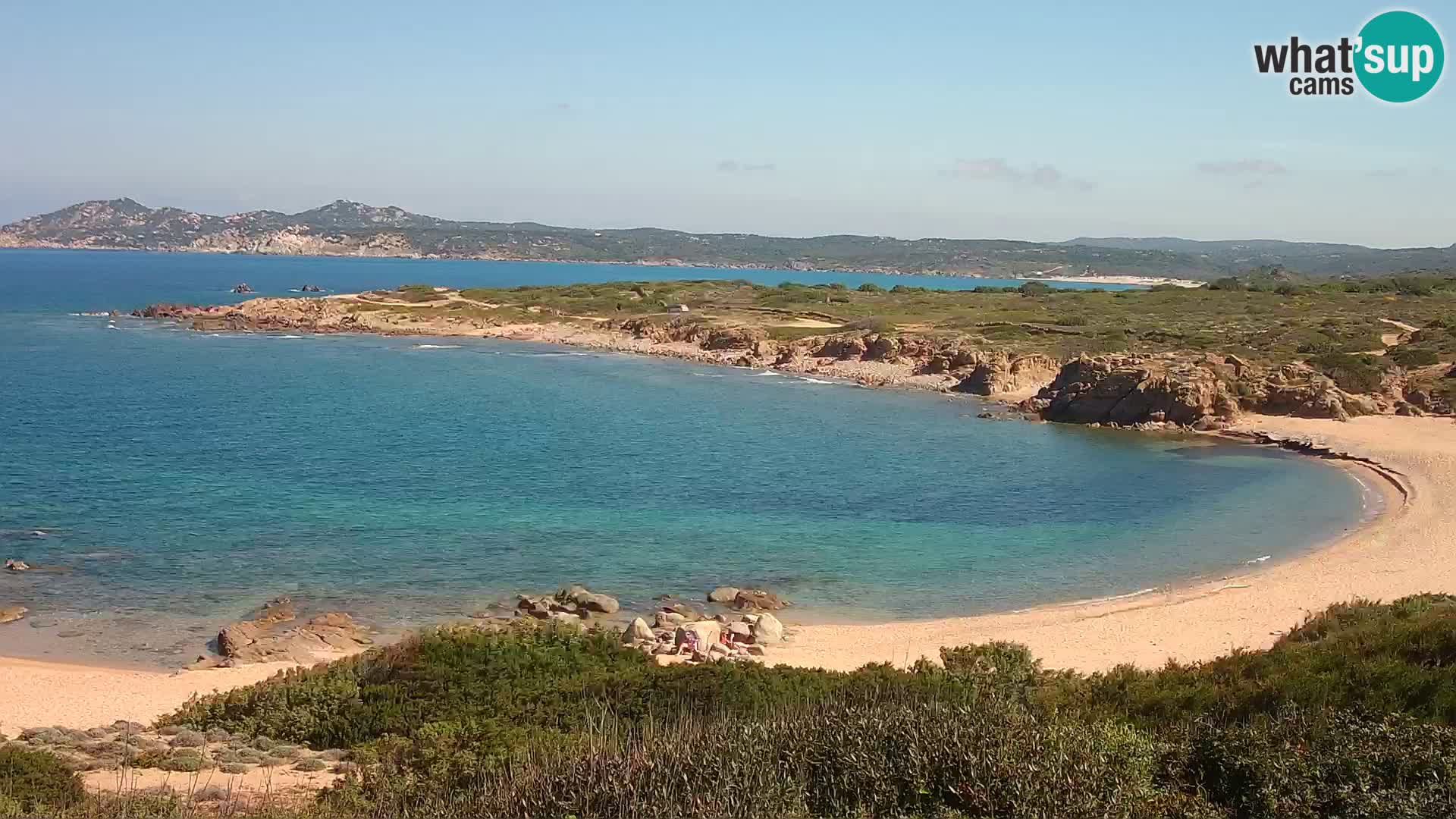 Web kamera uživo Cala Pischina plaža – Aglientu – Sardinija