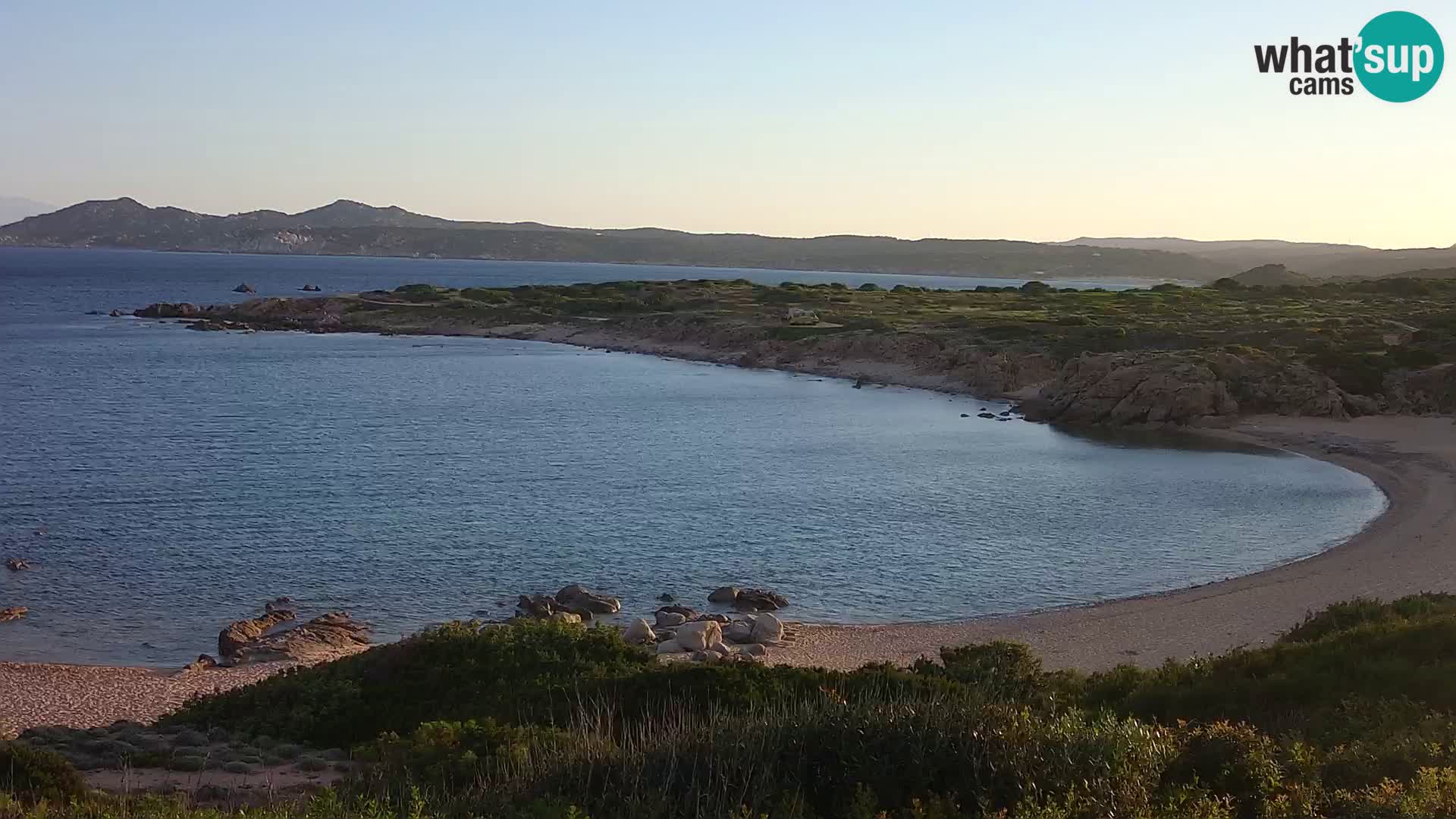 Cámara web en vivo Playa de Cala Pischina – Aglientu – Cerdeña