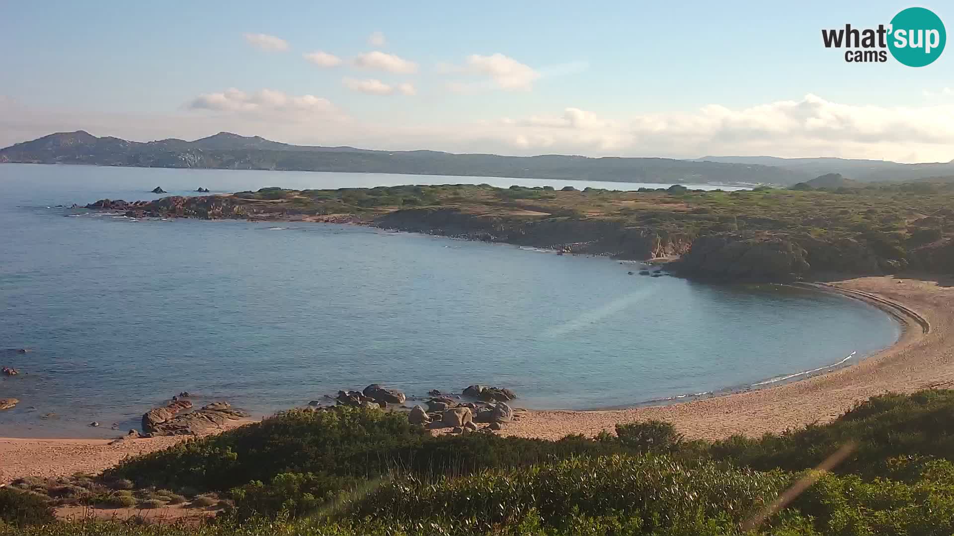 Live Webcam Strand Cala Pischina – Aglientu – Sardinien