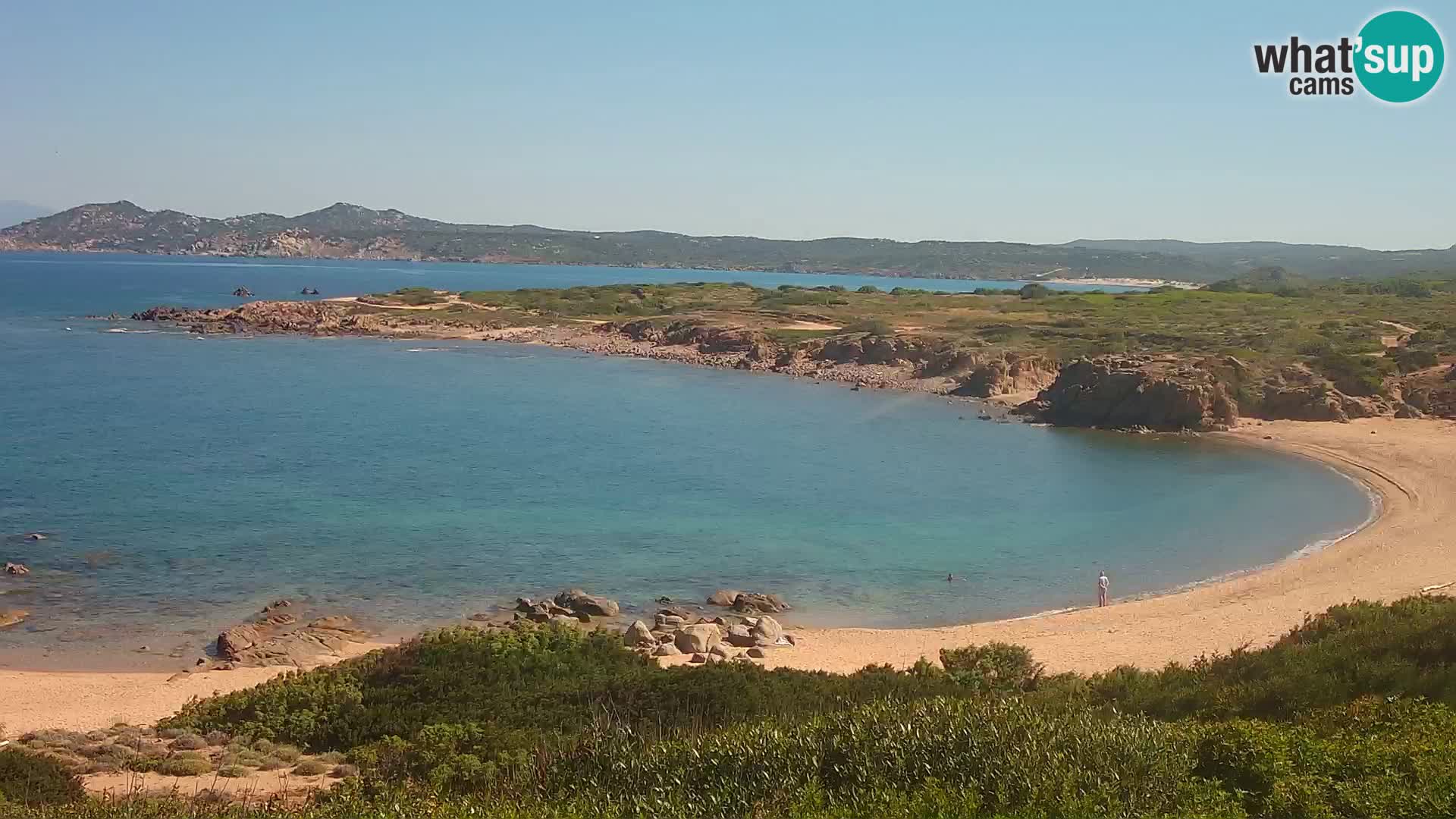 Live webcam Spiaggia di Cala Pischina – Aglientu – Sardegna