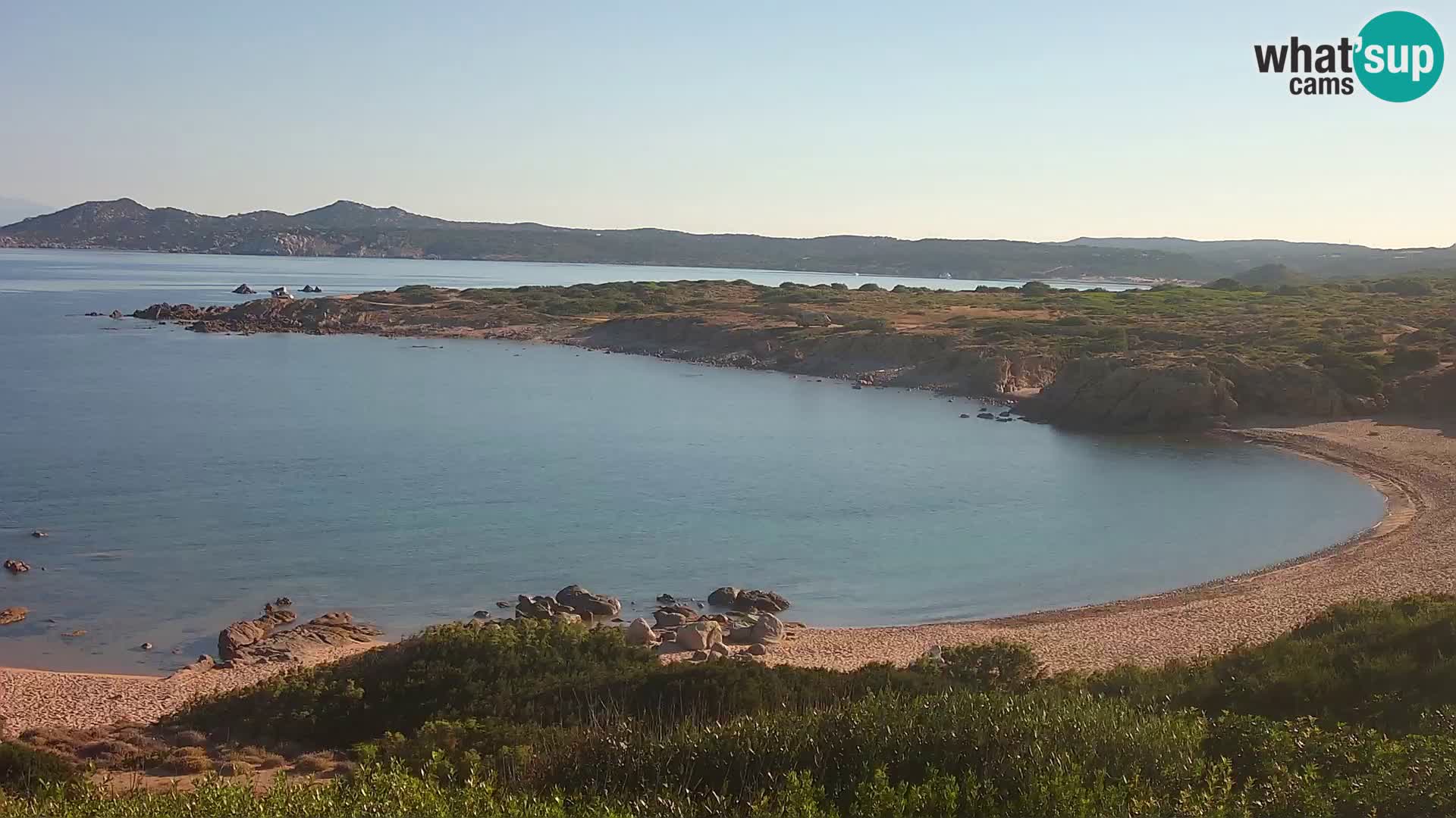 Cámara web en vivo Playa de Cala Pischina – Aglientu – Cerdeña