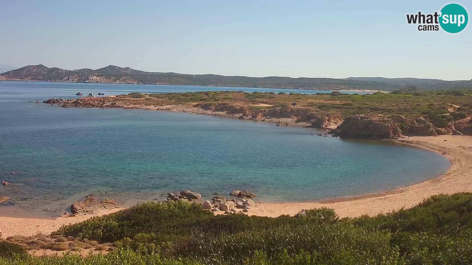 Webcam en direct Plage de Cala Pischina – Aglientu – Sardaigne