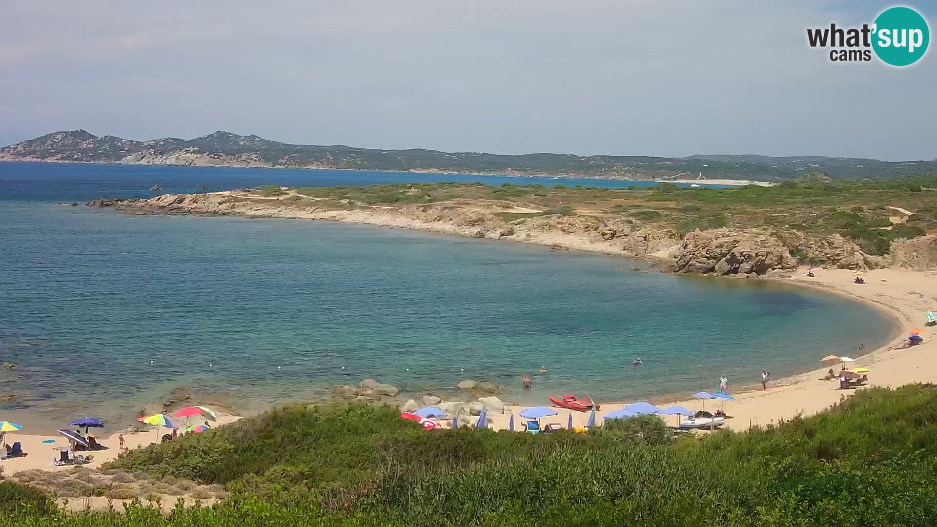 Live webcam Cala Pischina beach – Aglientu – Sardinia