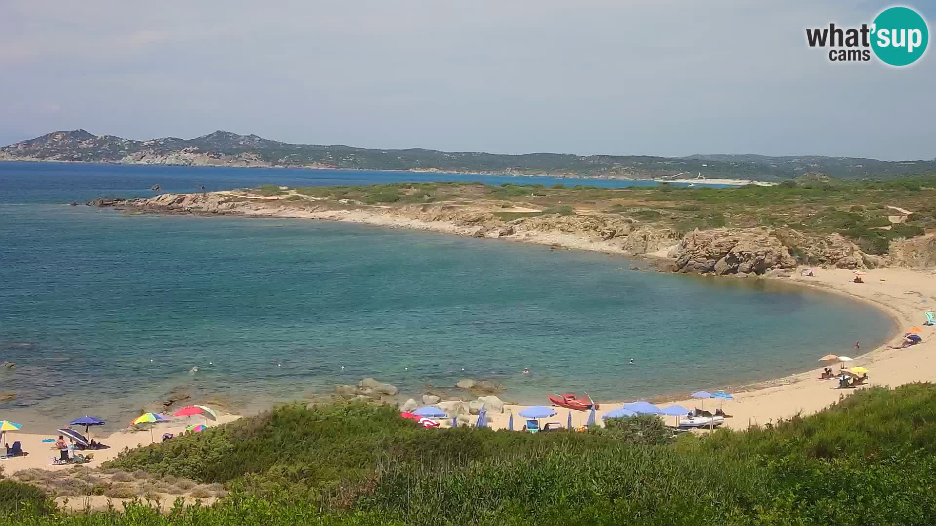 Web kamera uživo Cala Pischina plaža – Aglientu – Sardinija