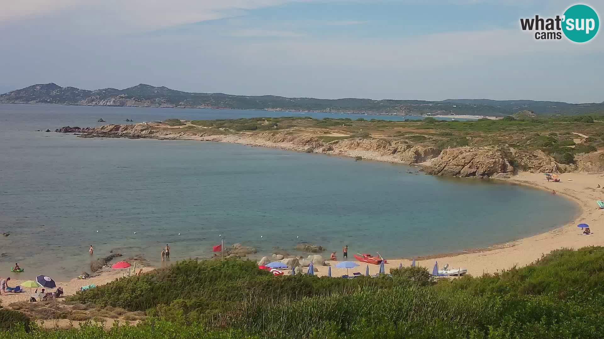 Cámara web en vivo Playa de Cala Pischina – Aglientu – Cerdeña